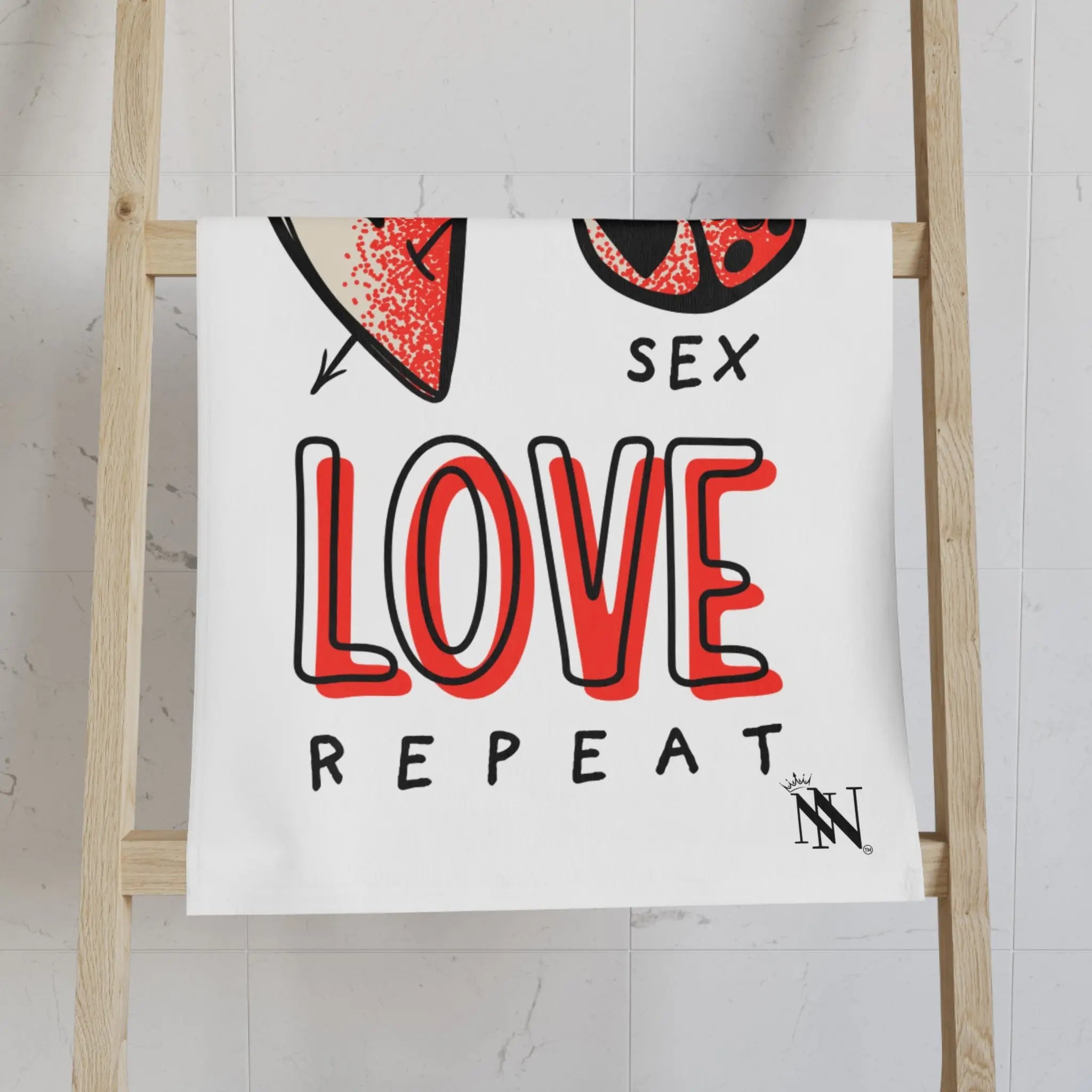 Sex Love Repeat Cum Towel