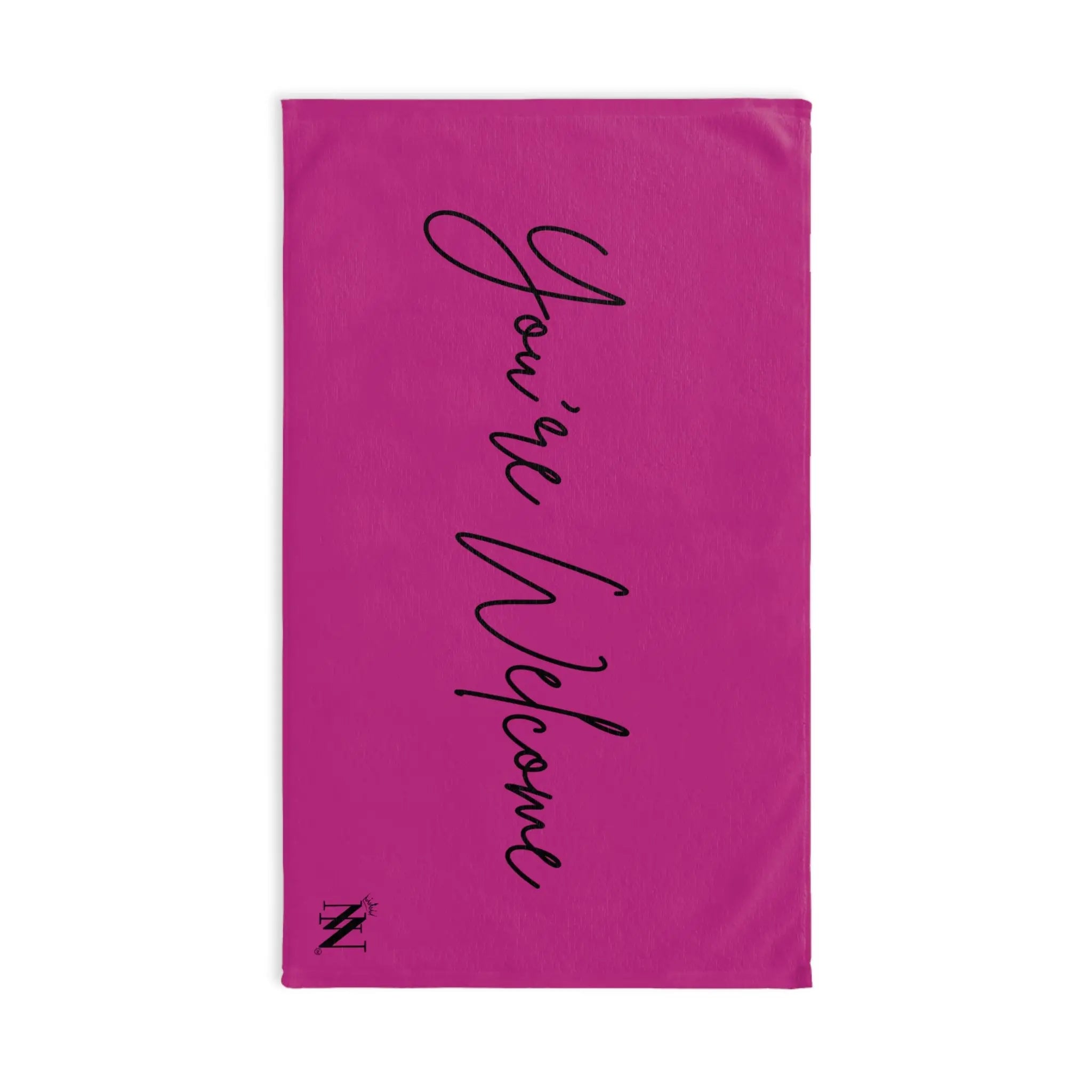 You’re Welcome Pink | Mix & Match Classic Fun-Flirty Lovers’ Towels