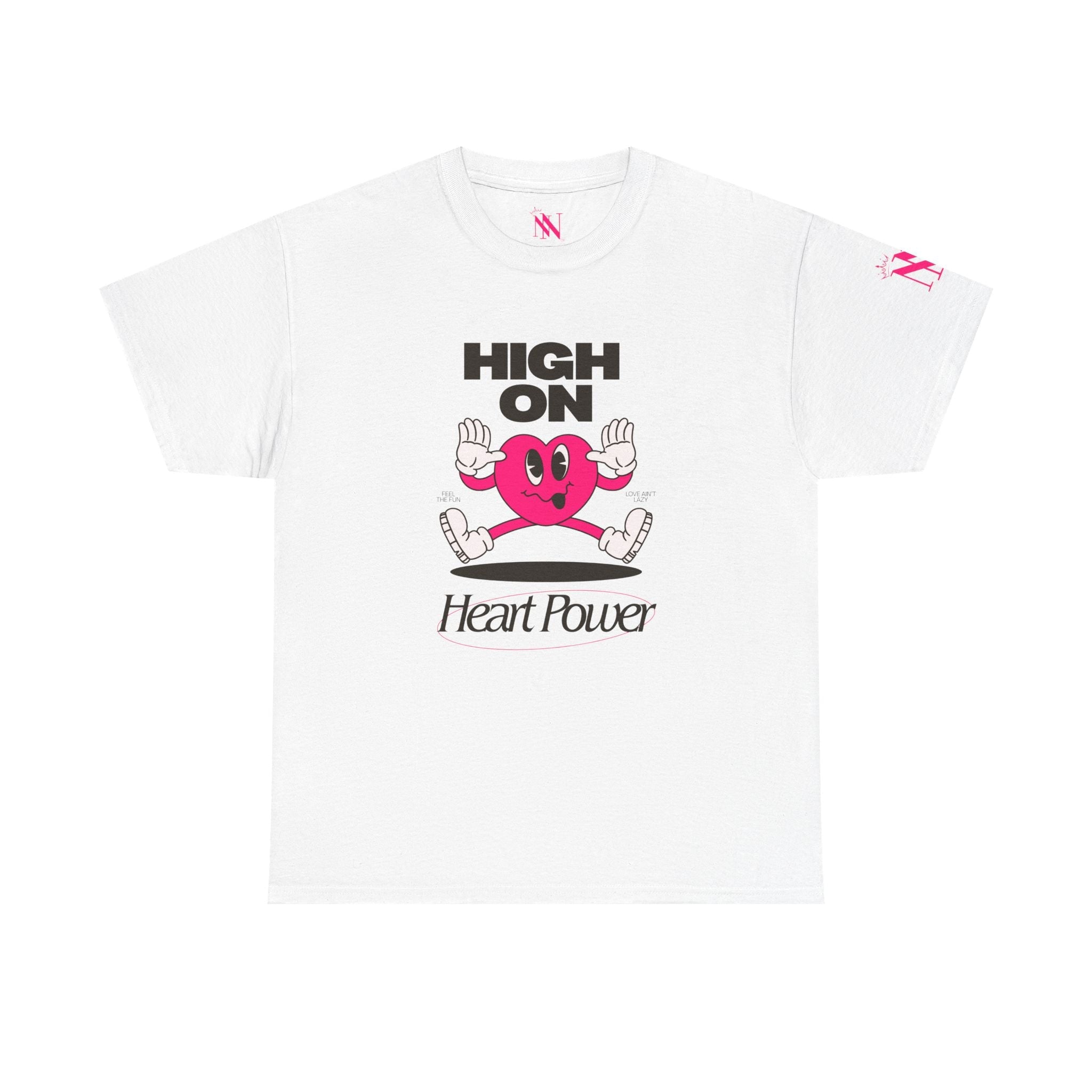 High On Heart Power | Mix & Match Cotton Unisex Fun-Flirty Lovers’ T-Shirts