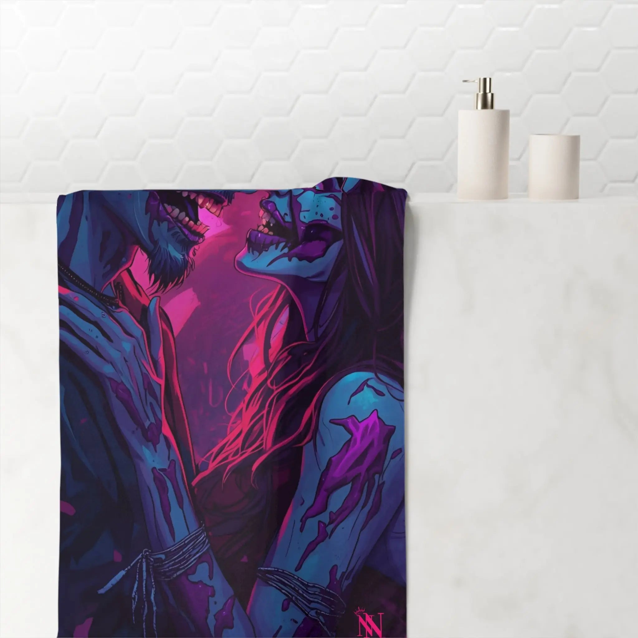 Zombies in Love | Mix & Match XL Fun-Flirty Lovers’ Towels