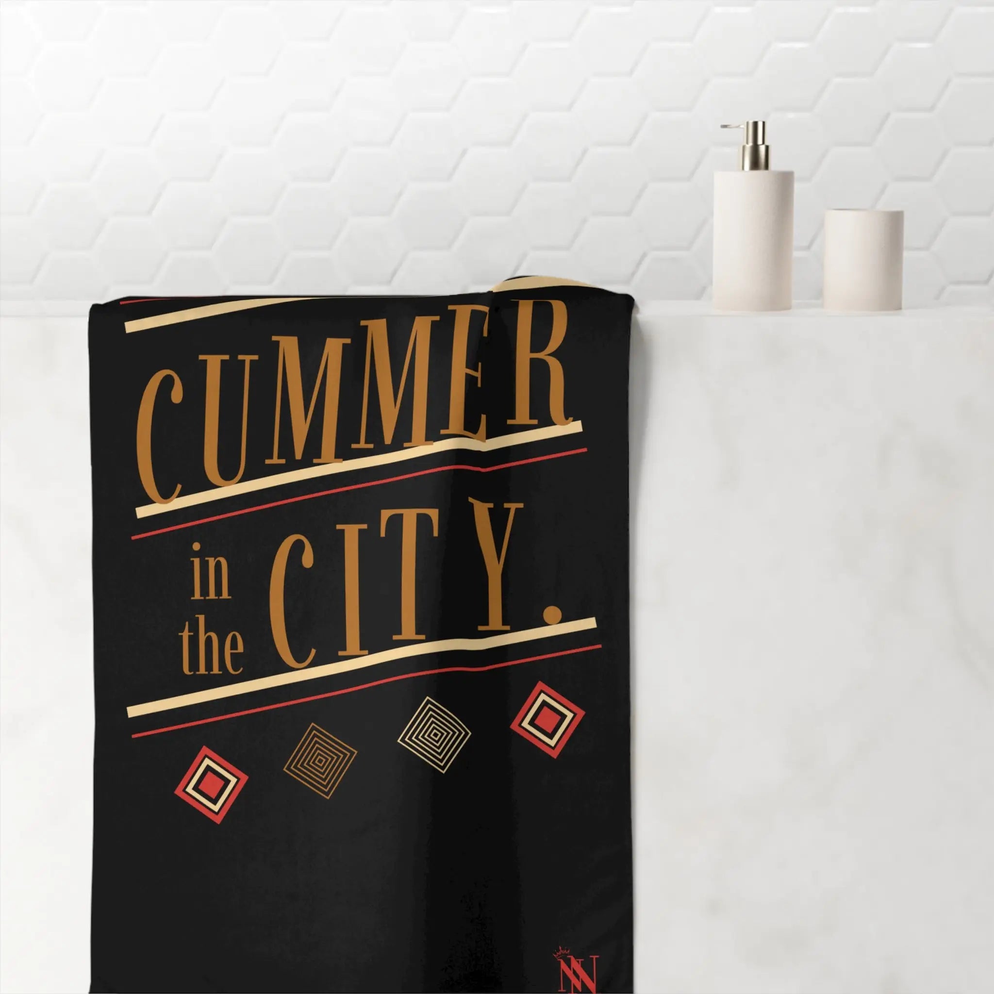 Cummer in the City | Mix & Match XL Fun-Flirty Lovers’ Towels