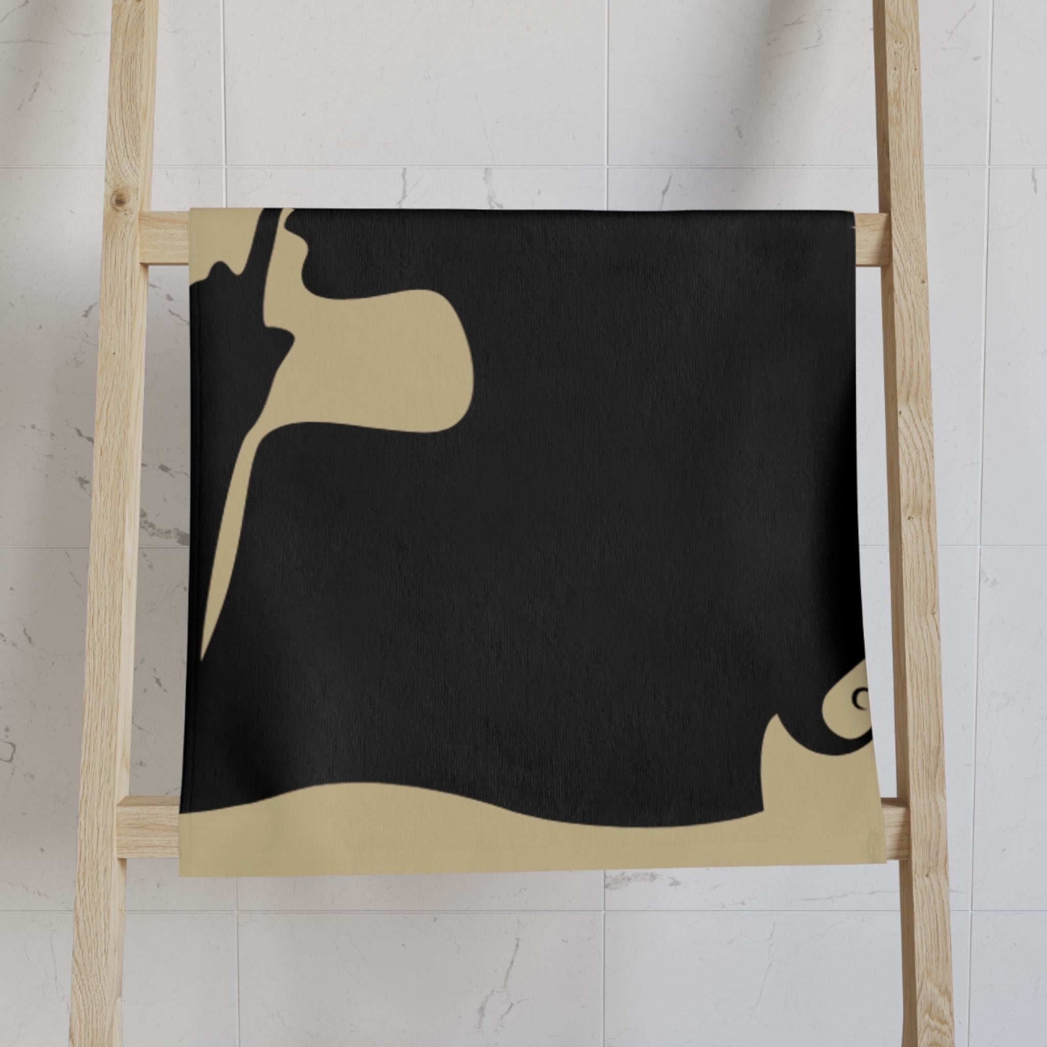 SHHH Girl Silhouette Gold | Mix & Match Classic Fun-Flirty Lovers’ Towels