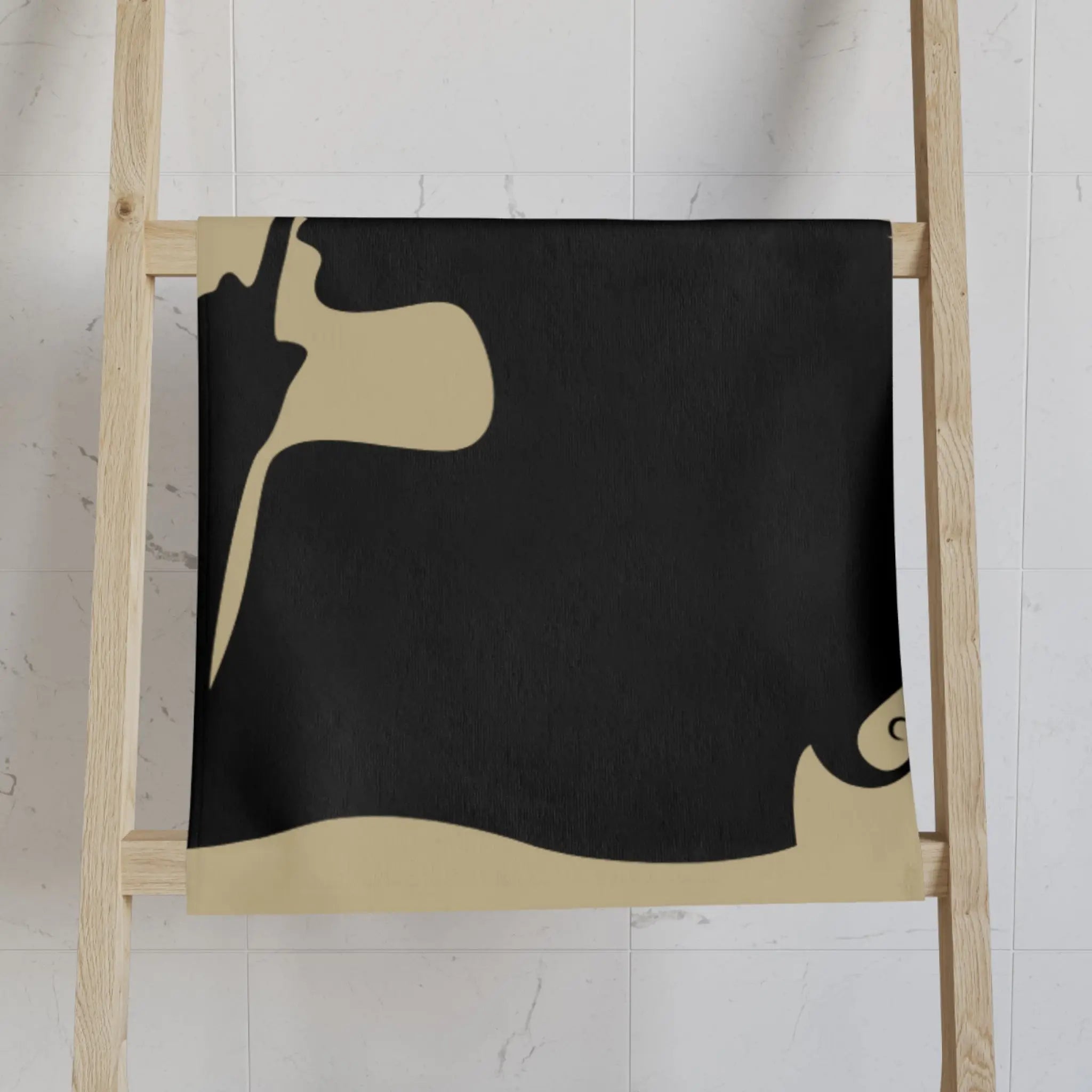 SHHH Girl Silhouette Gold | Mix & Match Classic Fun-Flirty Lovers’ Towels
