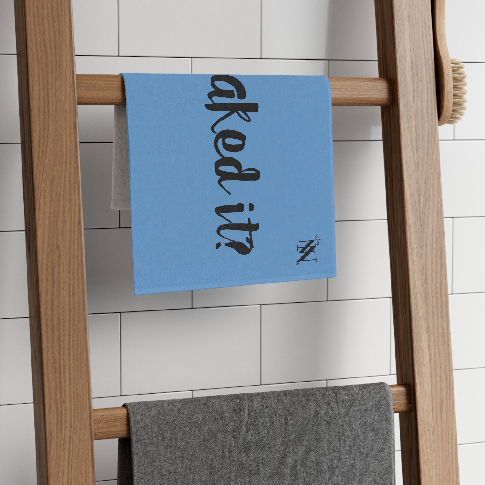 You Faked It? Light Blue | Mix & Match Soft Fun-Flirty Lovers’ Towels