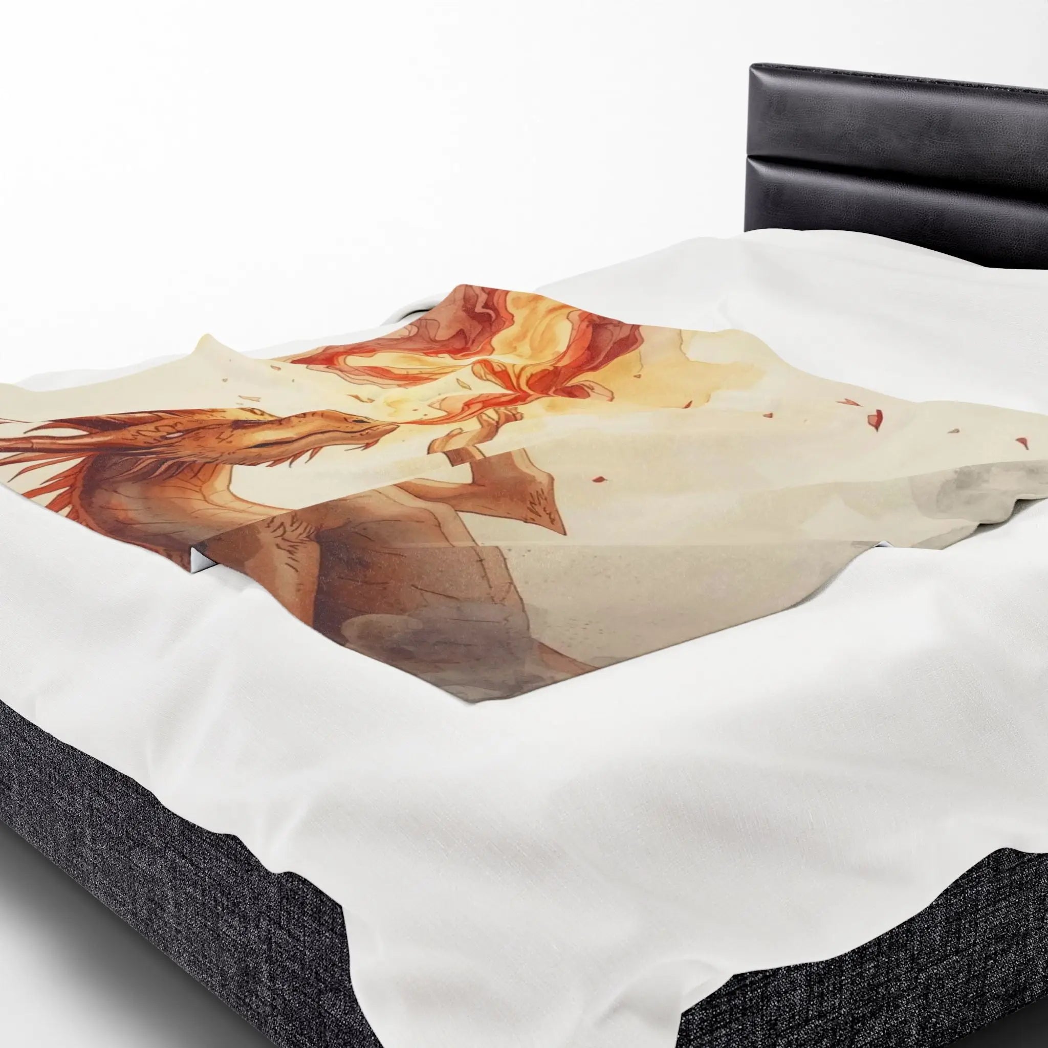 She Breathes Fire Dragon Fantasy | Mix & Match Soft Fun-Flirty Lovers’ Blankets