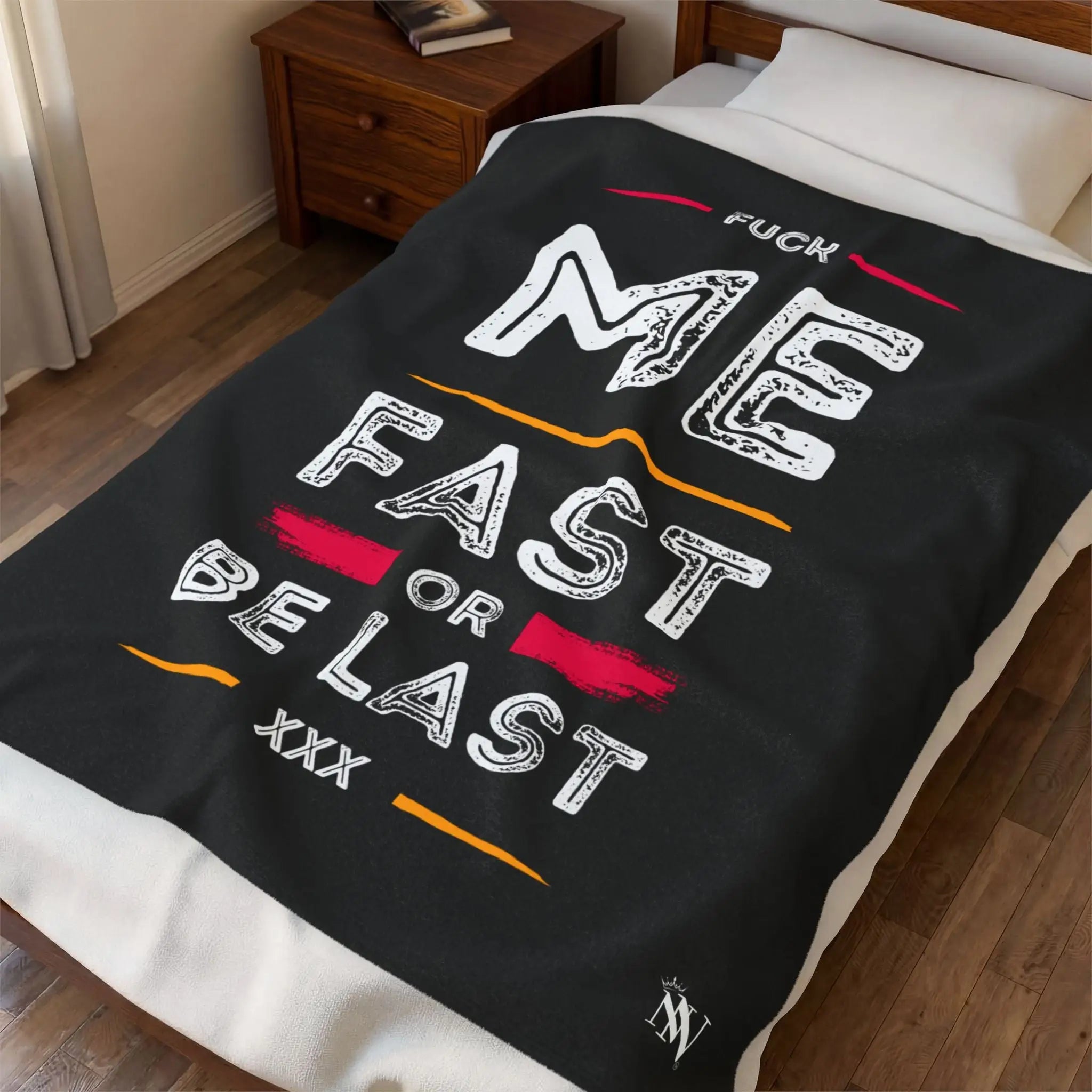 Fuck Me Fast | Nectar Napkins Fun-Flirty Loversā Blankets