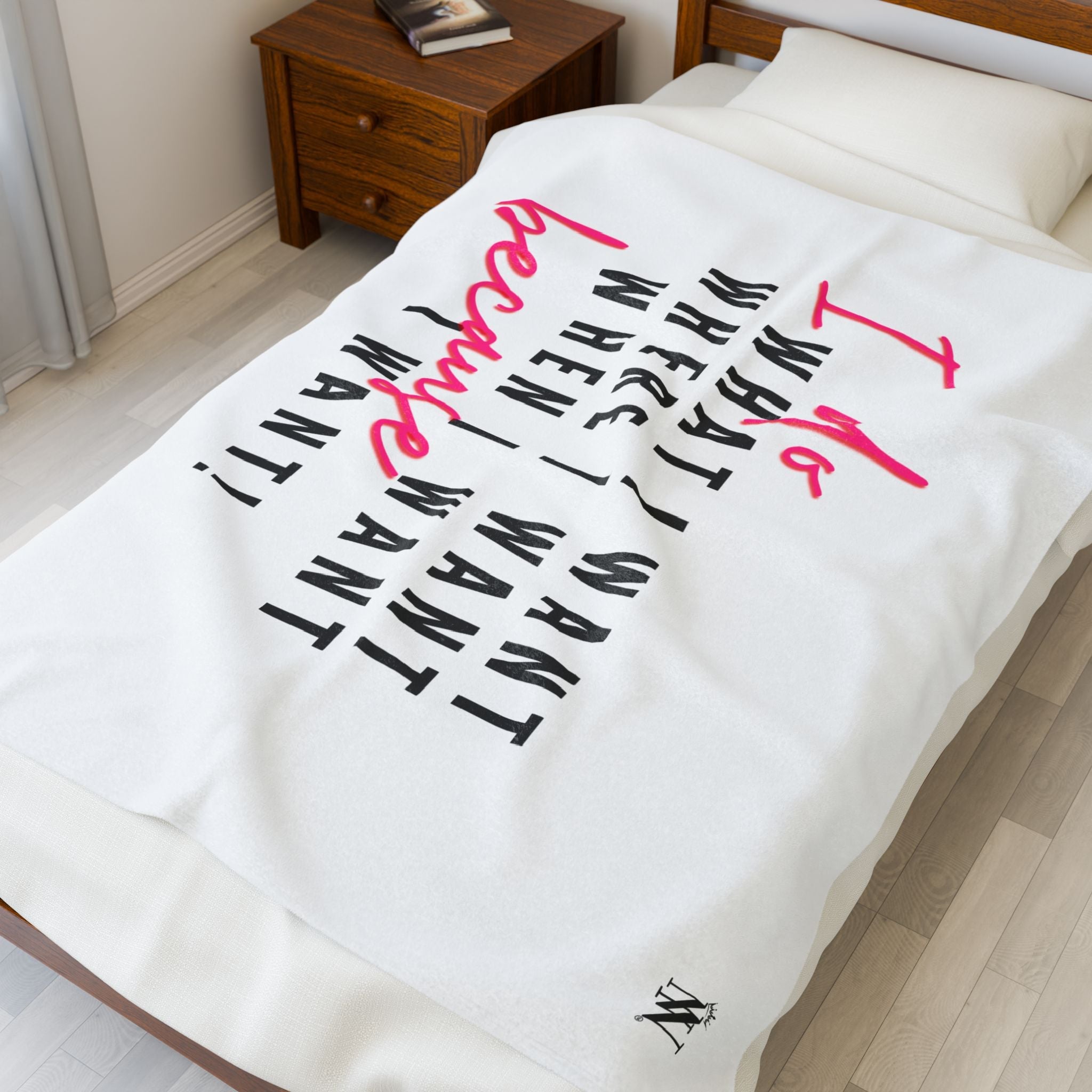 What I Want! | Mix & Match Velveteen Fun-Flirty Lovers’ Blankets