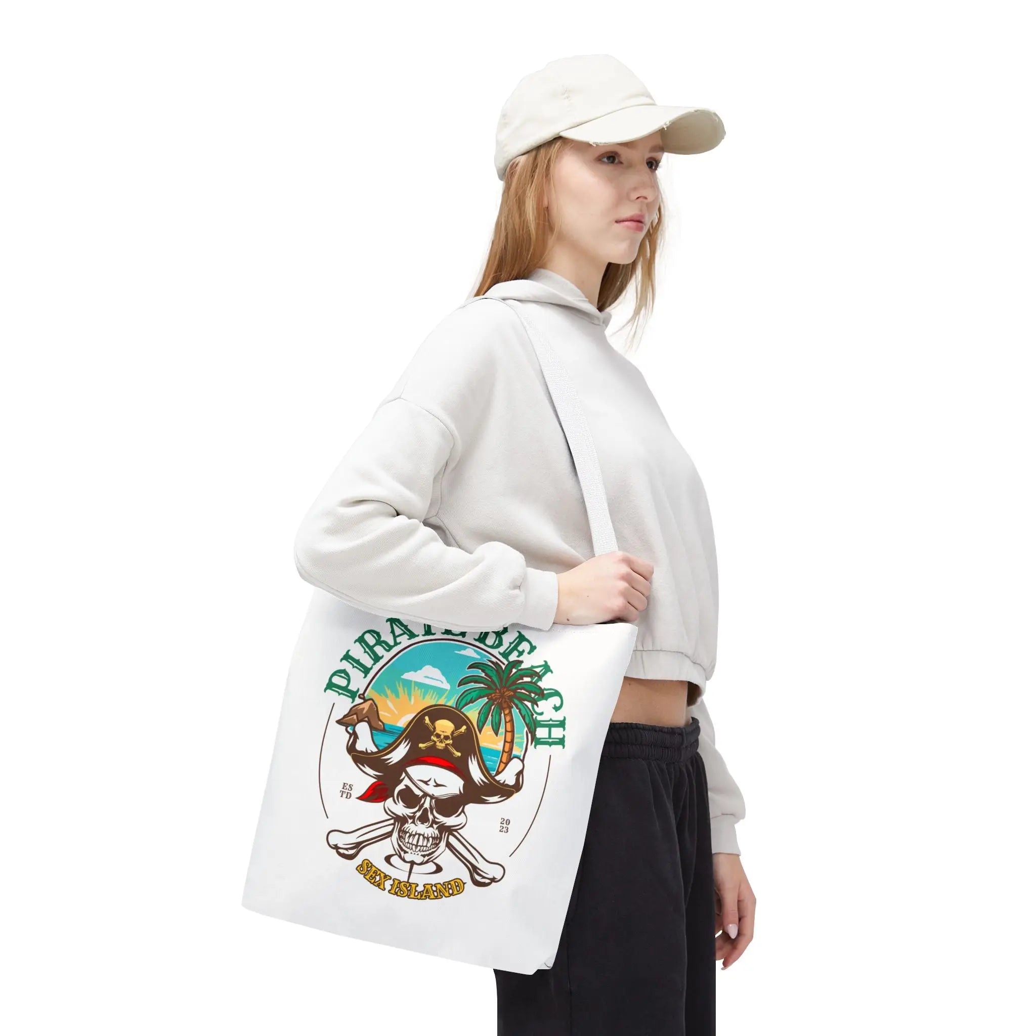 Sex Island Pirate Beach Fun Everyday Cute Tote Bag