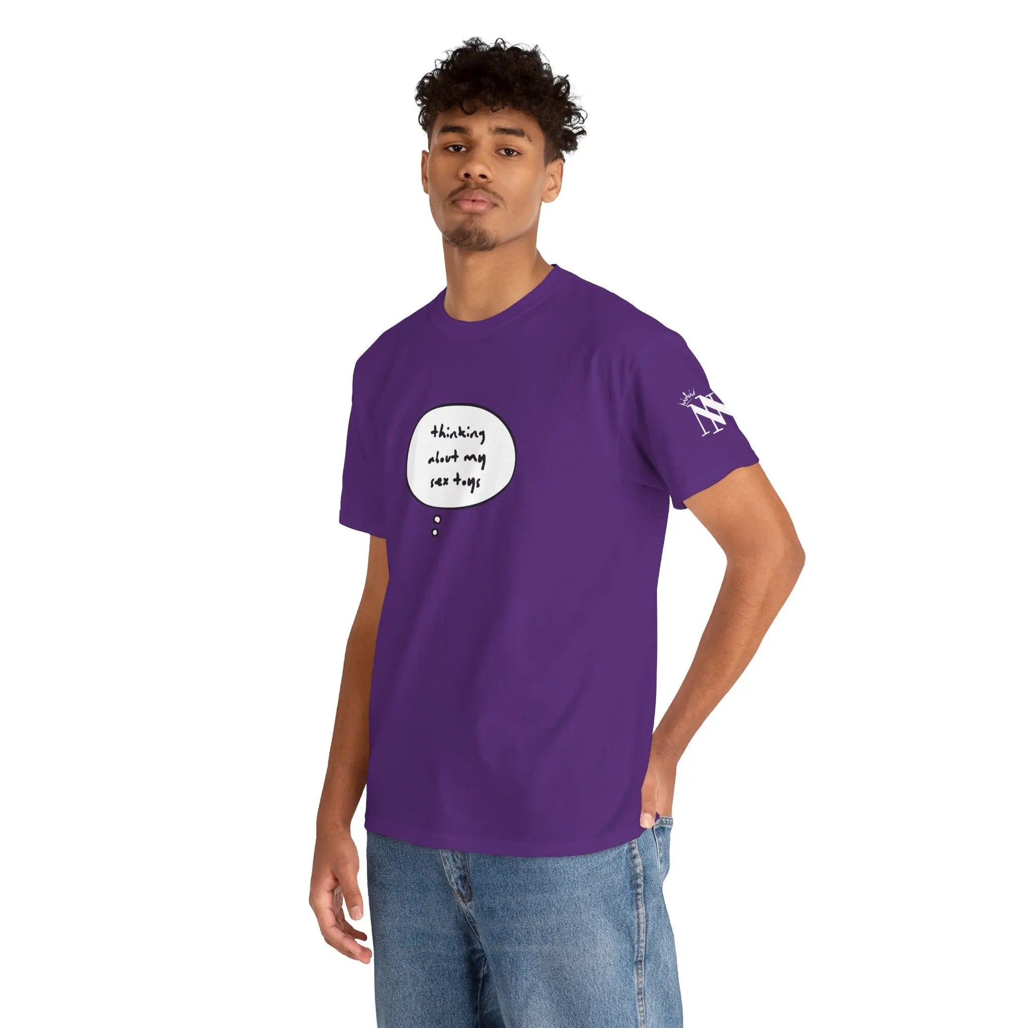 Thinking About My Sex Toys | Mix & Match 100% Cotton Unisex Fun-Flirty Lovers’ Tees