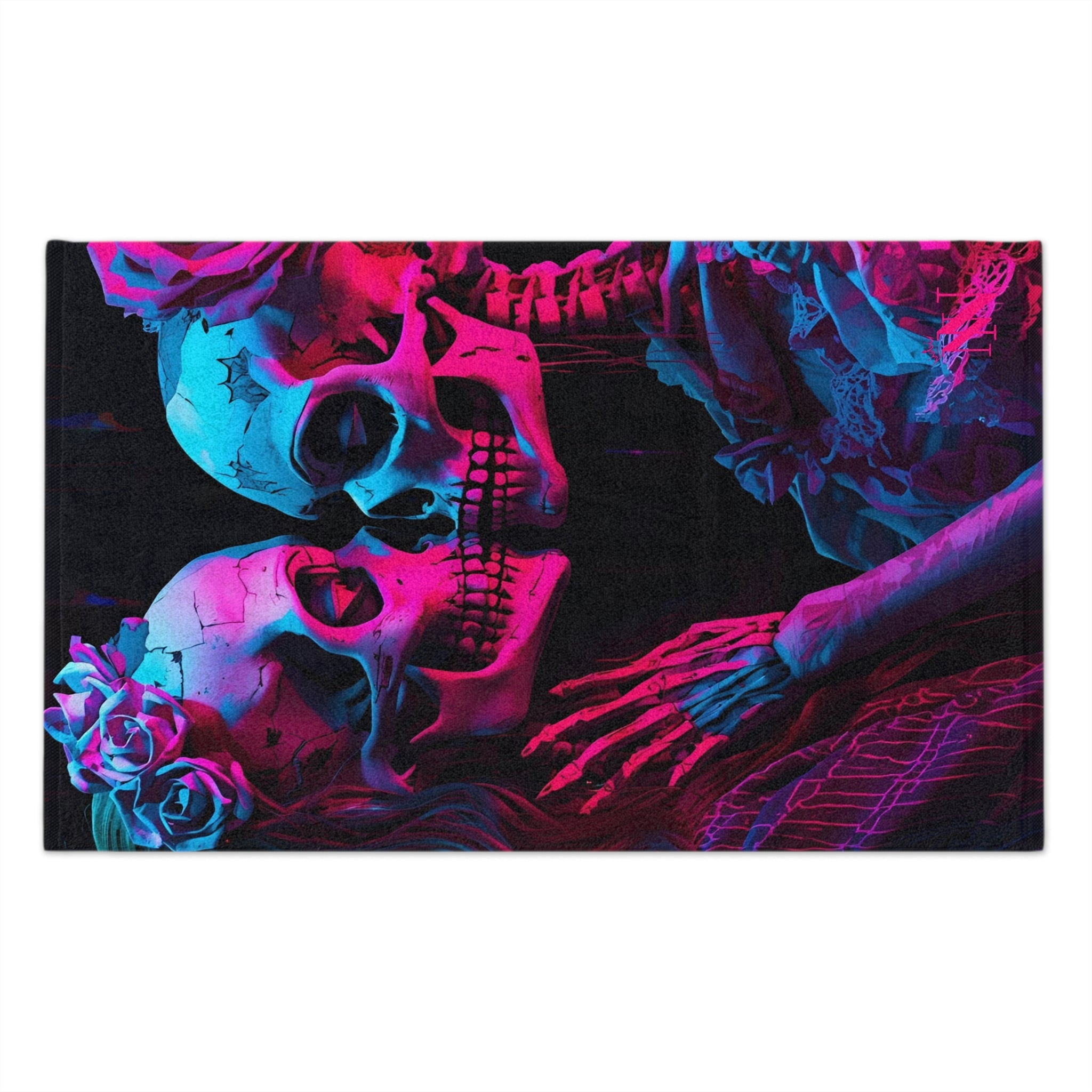 El Día de los Muertos Skeletons | Mix & Match Soft Fun-Flirty Lovers’ Towels