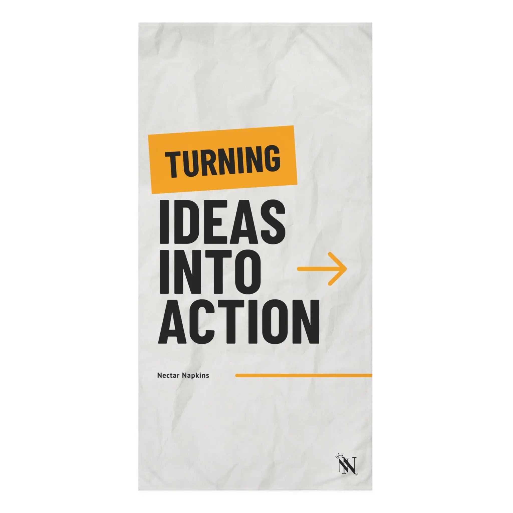 Turning Ideas into Action Extra Large Sex Towel