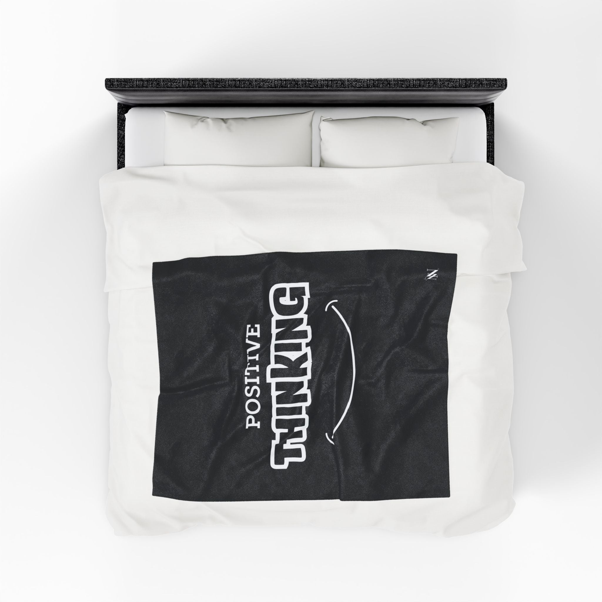 Positive Thinking Smile | Mix & Match Soft Fun-Flirty Lovers’ Blankets