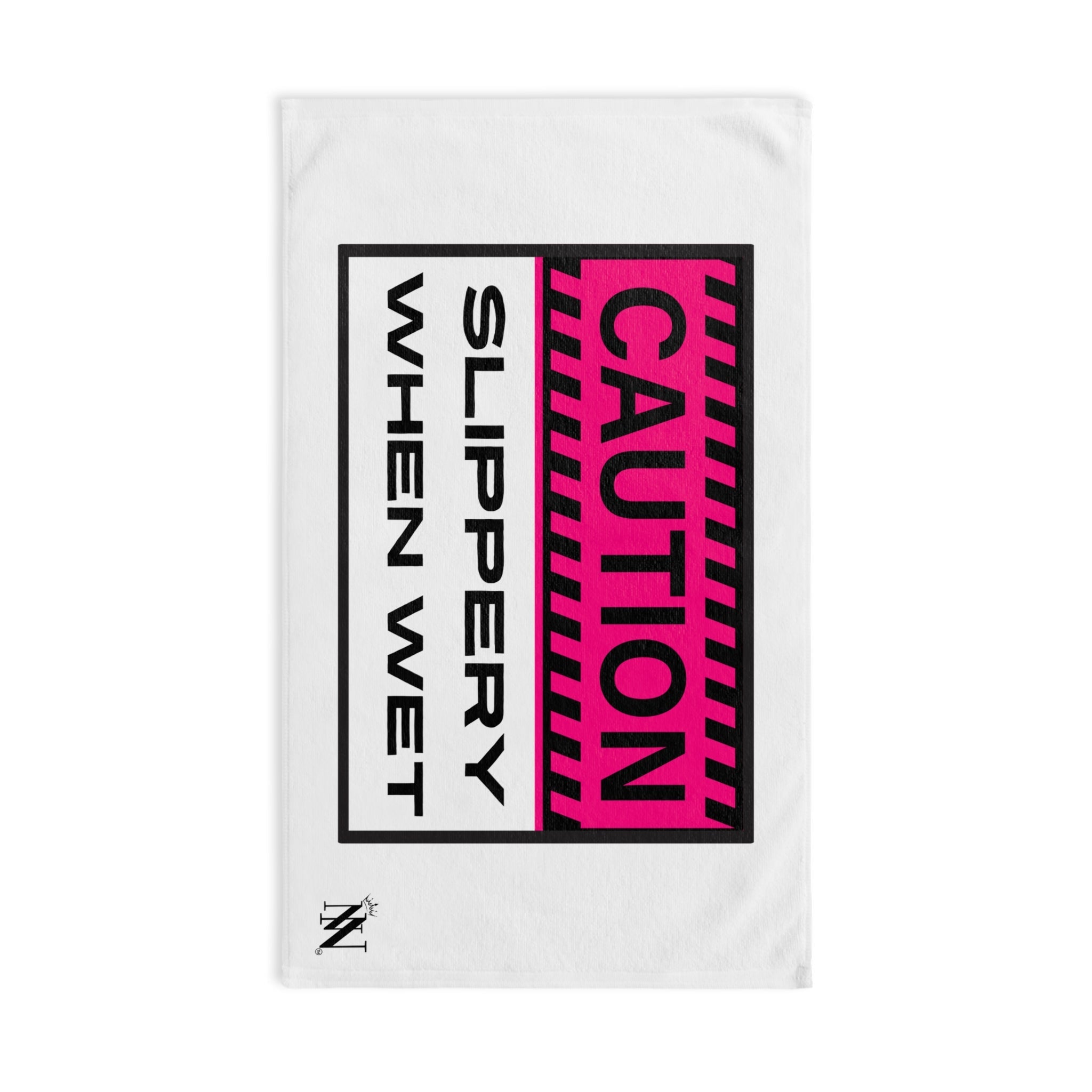 Caution Slippery When Wet | Mix & Match Original Fun-Flirty Lovers’ Towels
