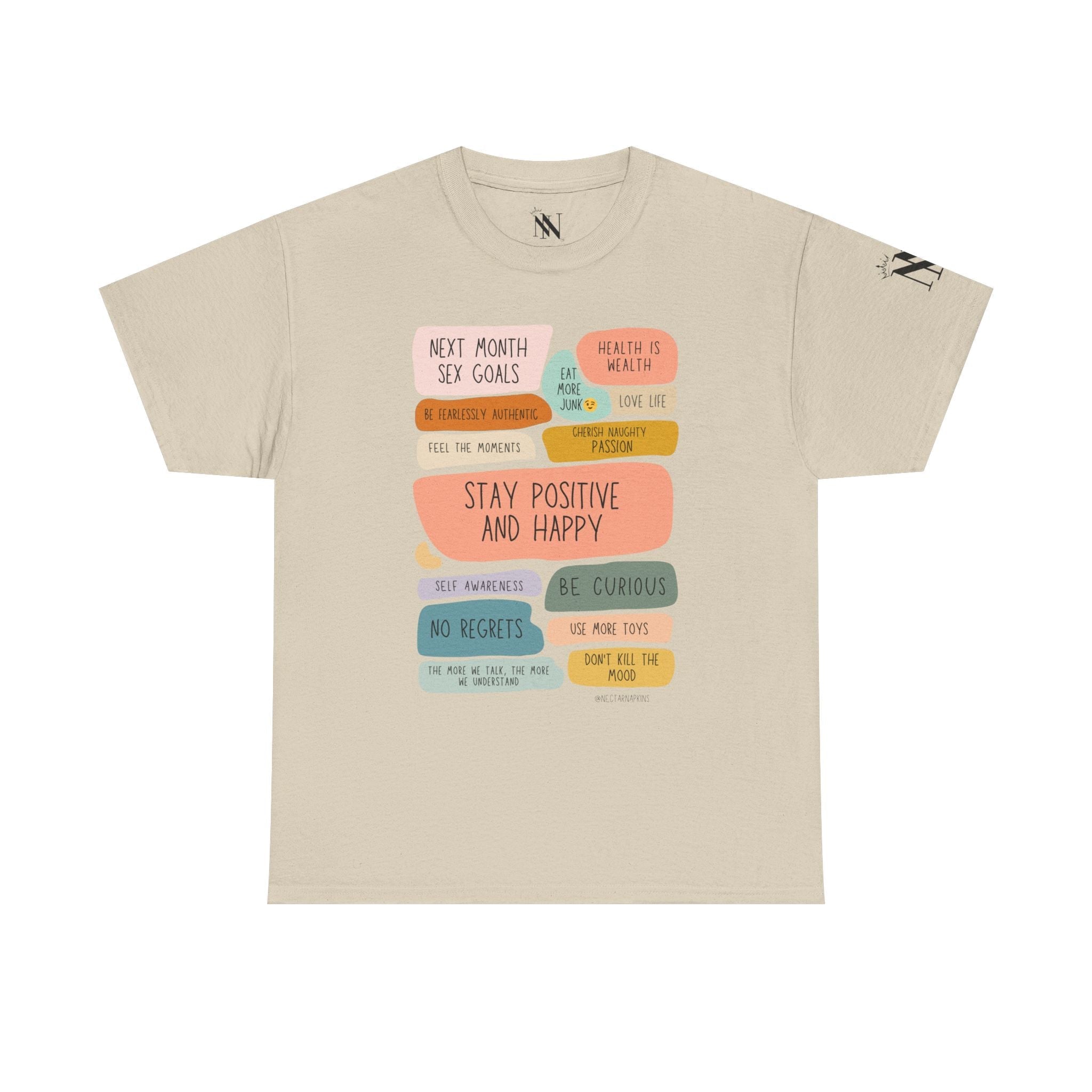 Sex Goals | Mix & Match 100% Cotton Unisex Fun-Flirty Lovers’ Tees