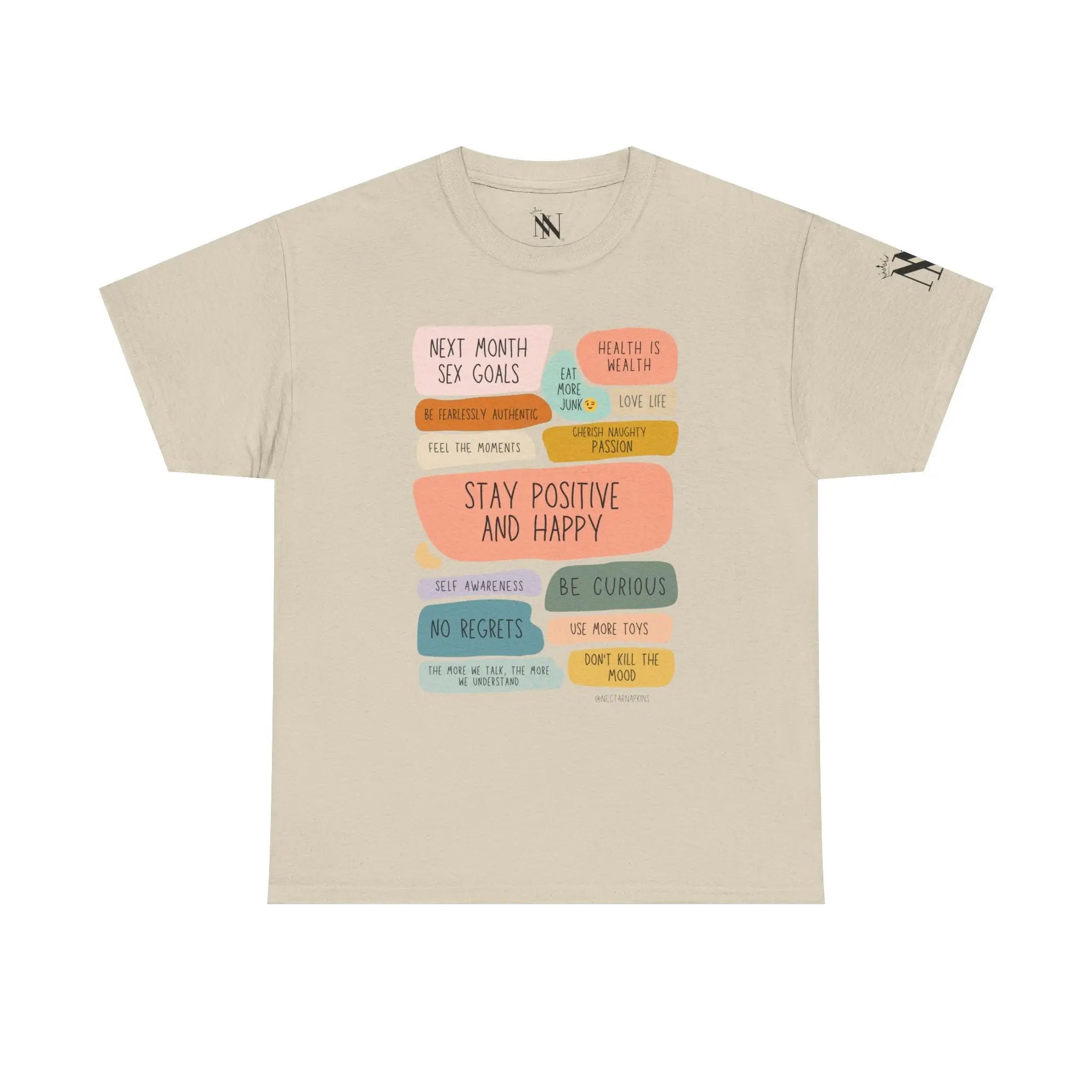 Sex Goals | Mix & Match 100% Cotton Unisex Fun-Flirty Lovers’ Tees