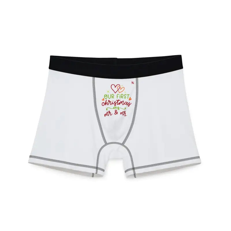 First Christmas Mr. & Mr. | Mix & Match Fun-Flirty Lovers’ Boxer Briefs