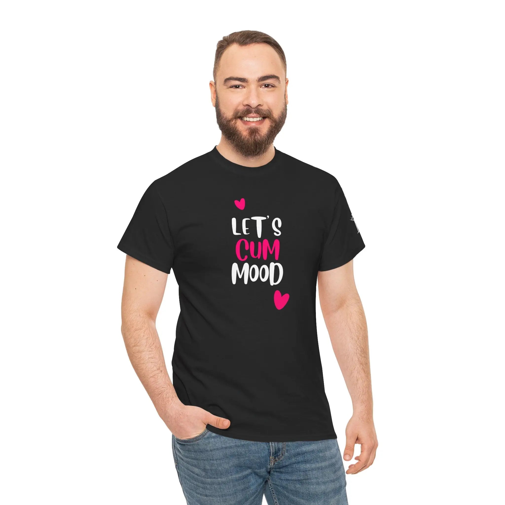 Let’s Cum Mood Hearts Sex Gifts Unisex T-Shirt