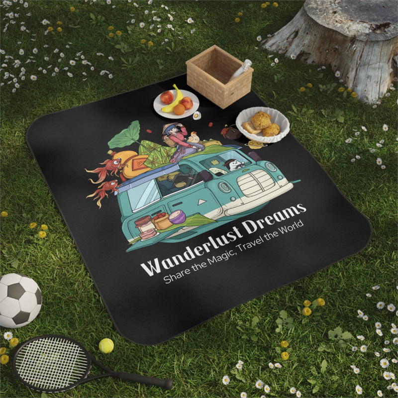 Wanderlust Dreams | Mix Match Fun-Flirty Lovers’ Water-Resistant Blankets