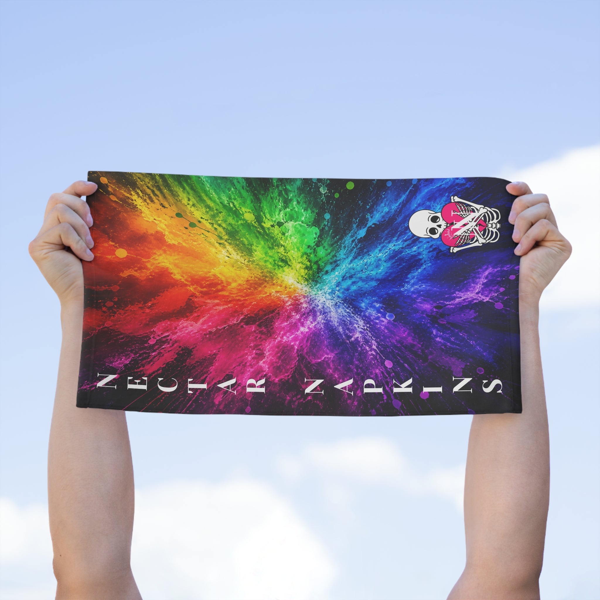 Nectar Napkins Brand Rainbow | Nectar Napkins Fun-Flirty Lovers’ Towels