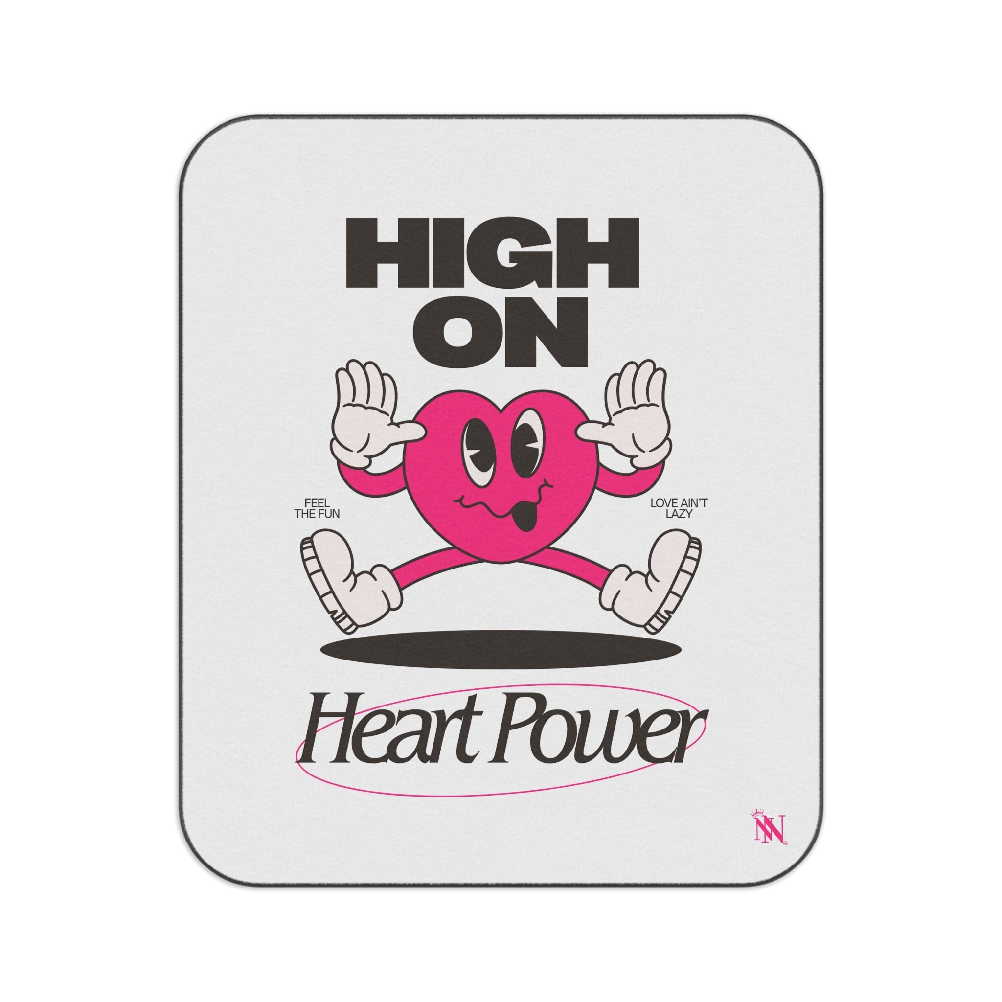 High on Heart Power | Mix Match Fun-Flirty Lovers’ Water-Resistant Blankets
