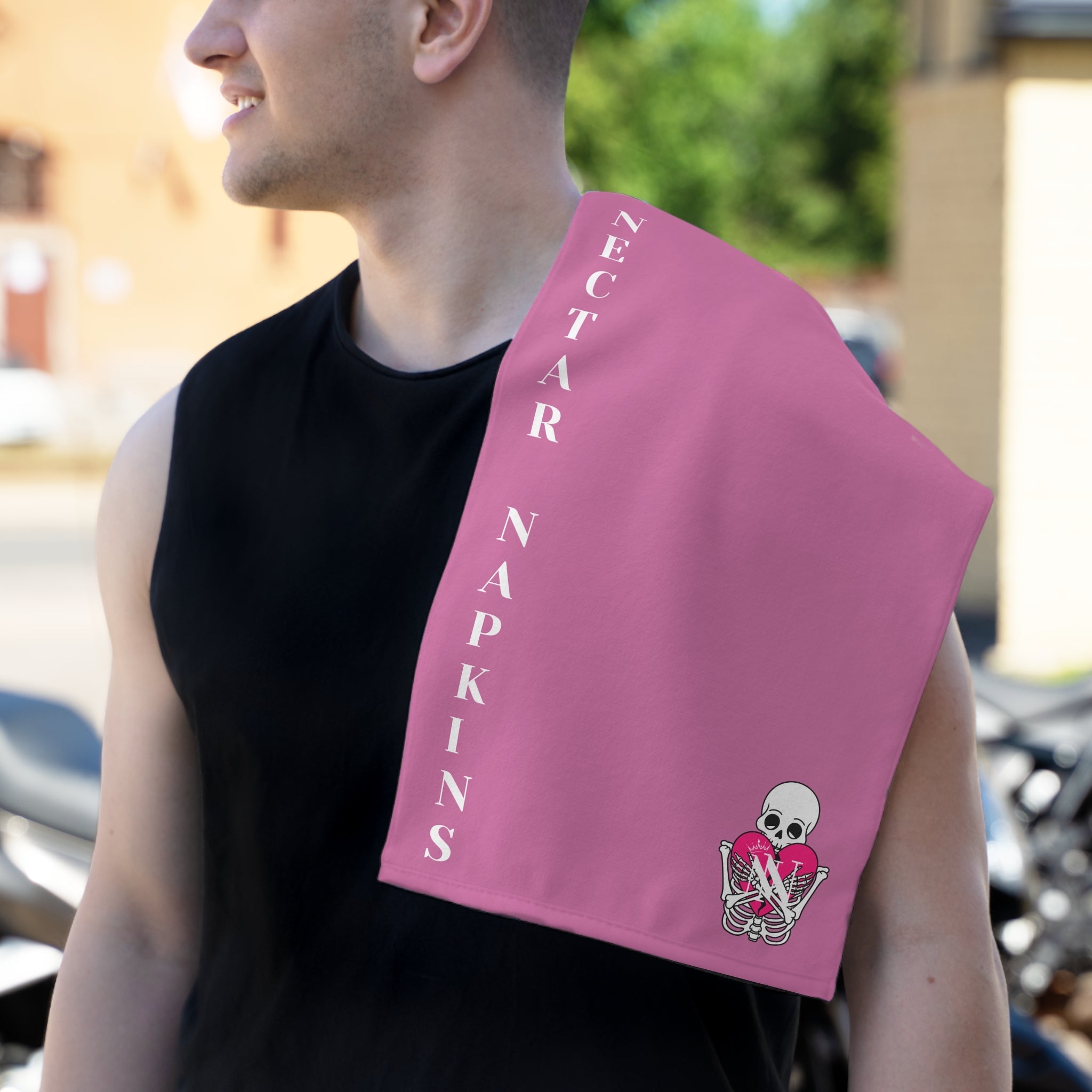 Nectar Napkins Brand Soft Pink | Nectar Napkins Fun-Flirty Lovers’ Towels