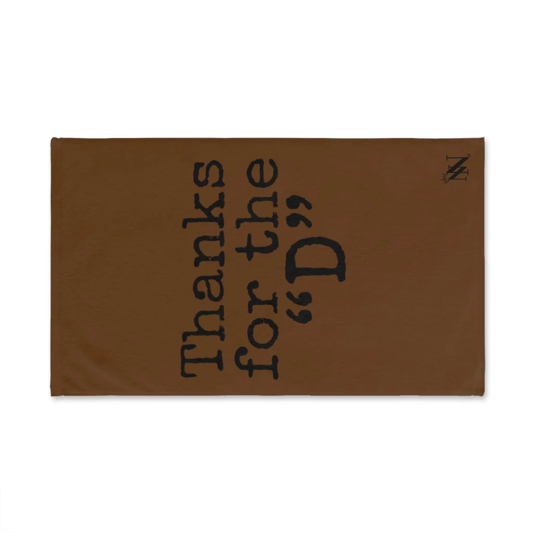 Thanks for the ’D’ Brown | Mix & Match Classic Fun-Flirty Lovers’ Towels