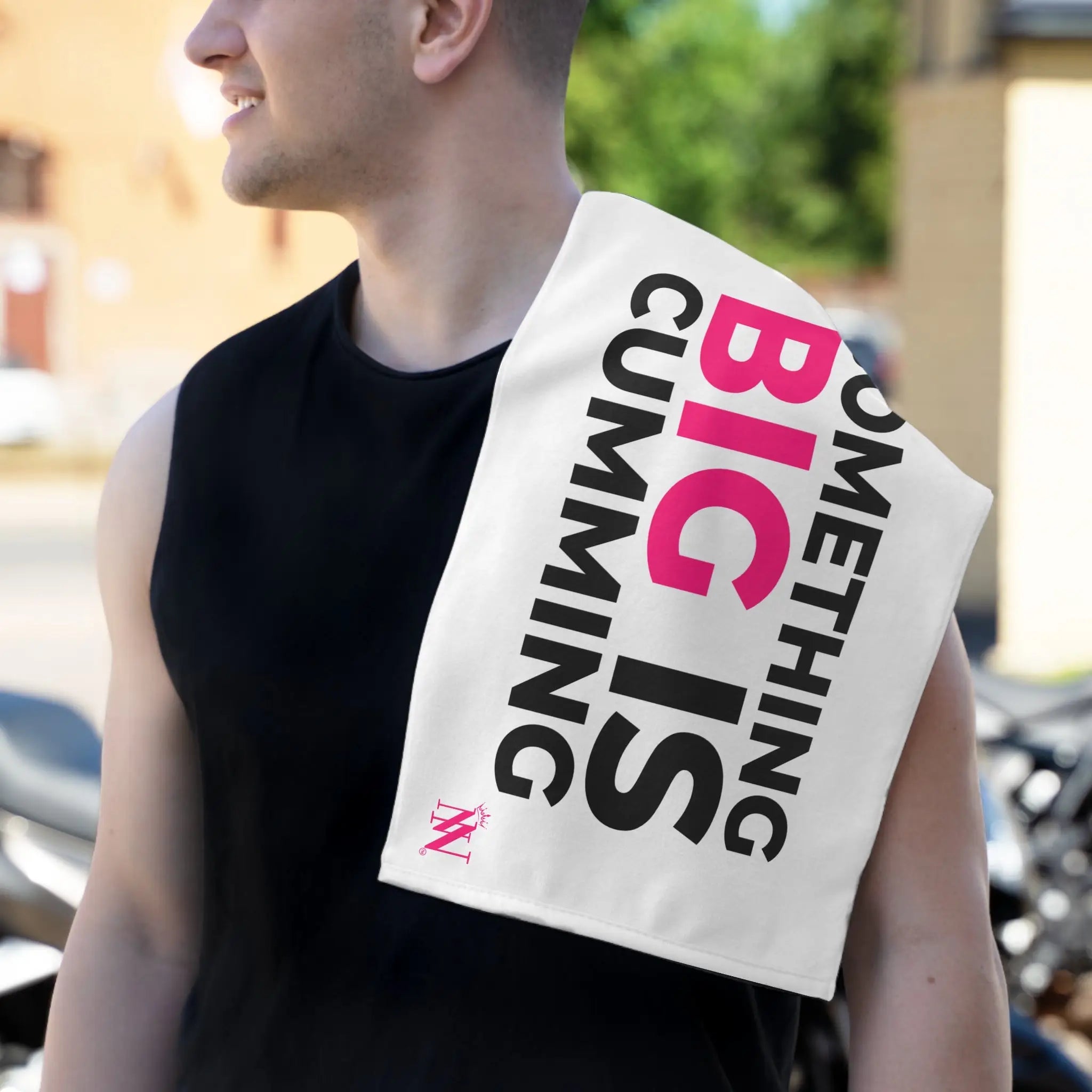 Something Big is Cumming | Mix & Match Soft Fun-Flirty Lovers’ Towels