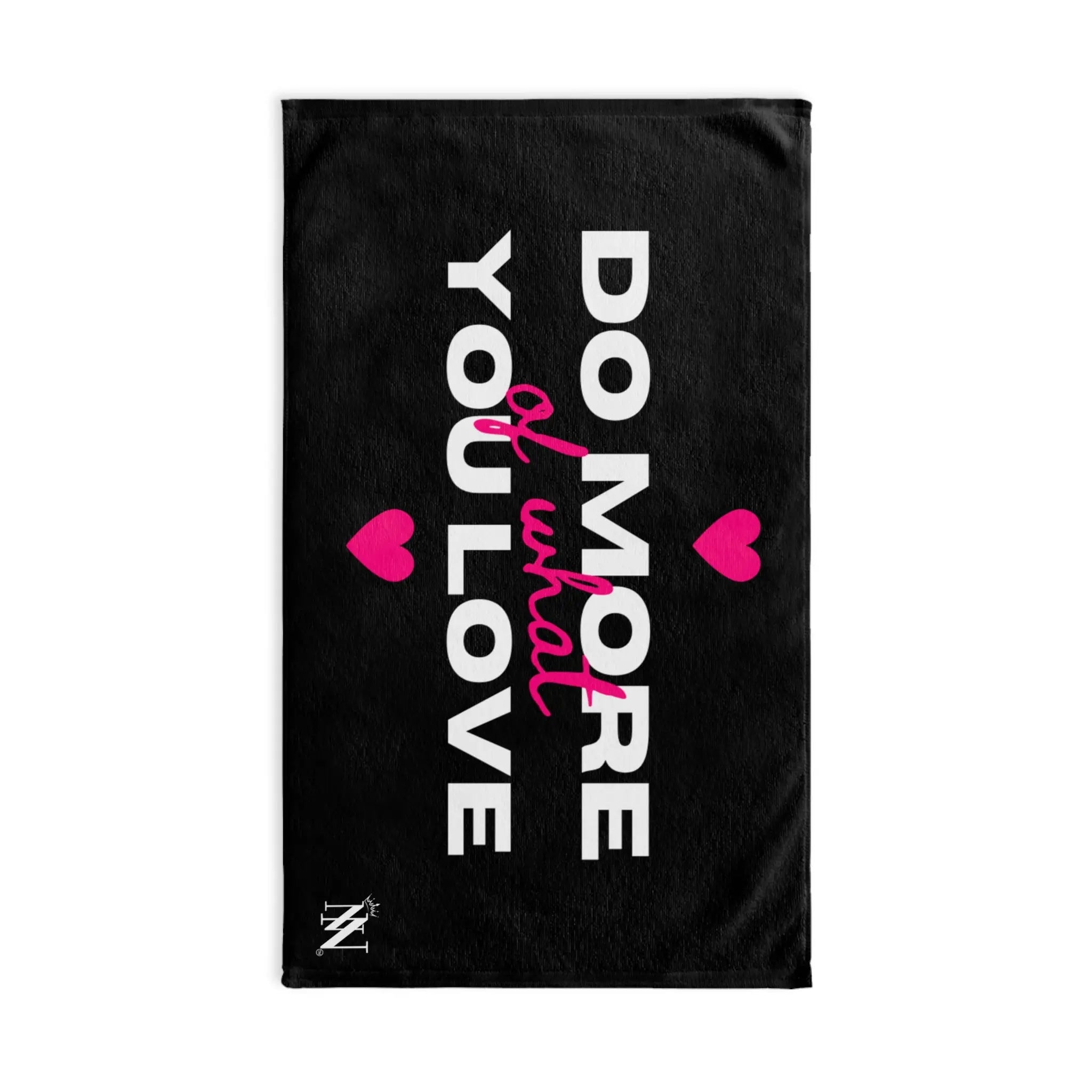 Do More of What You Love Hearts Cum Towel