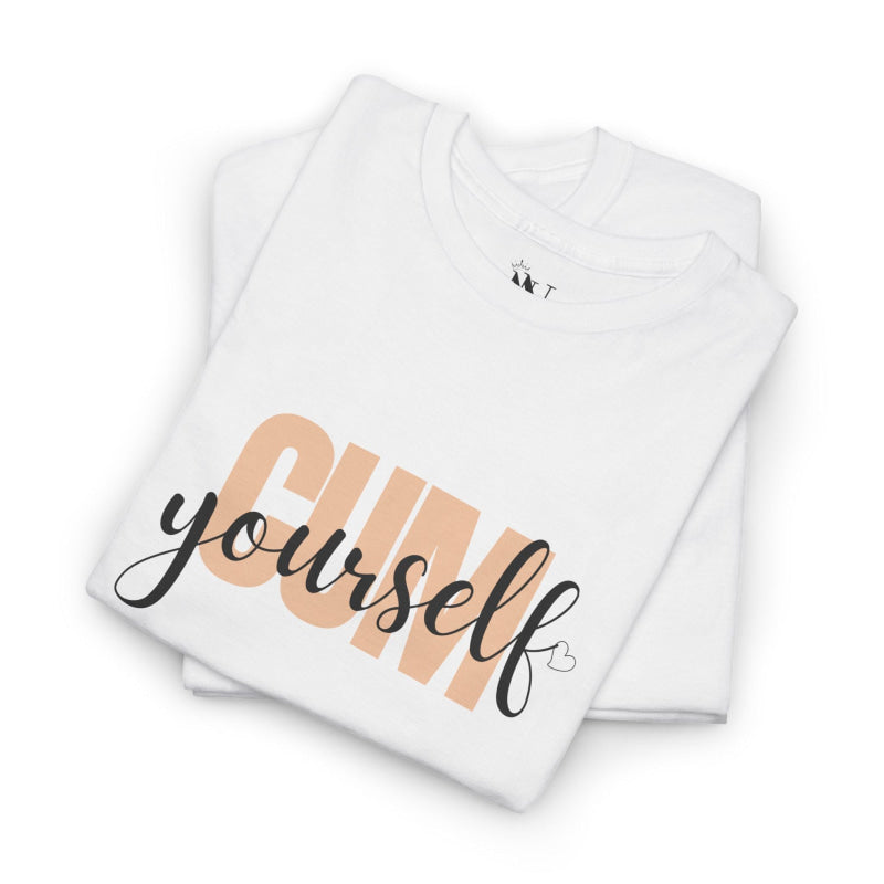 Cum Yourself Heart | Mix & Match Cotton Unisex Fun-Flirty Lovers’ T-Shirts