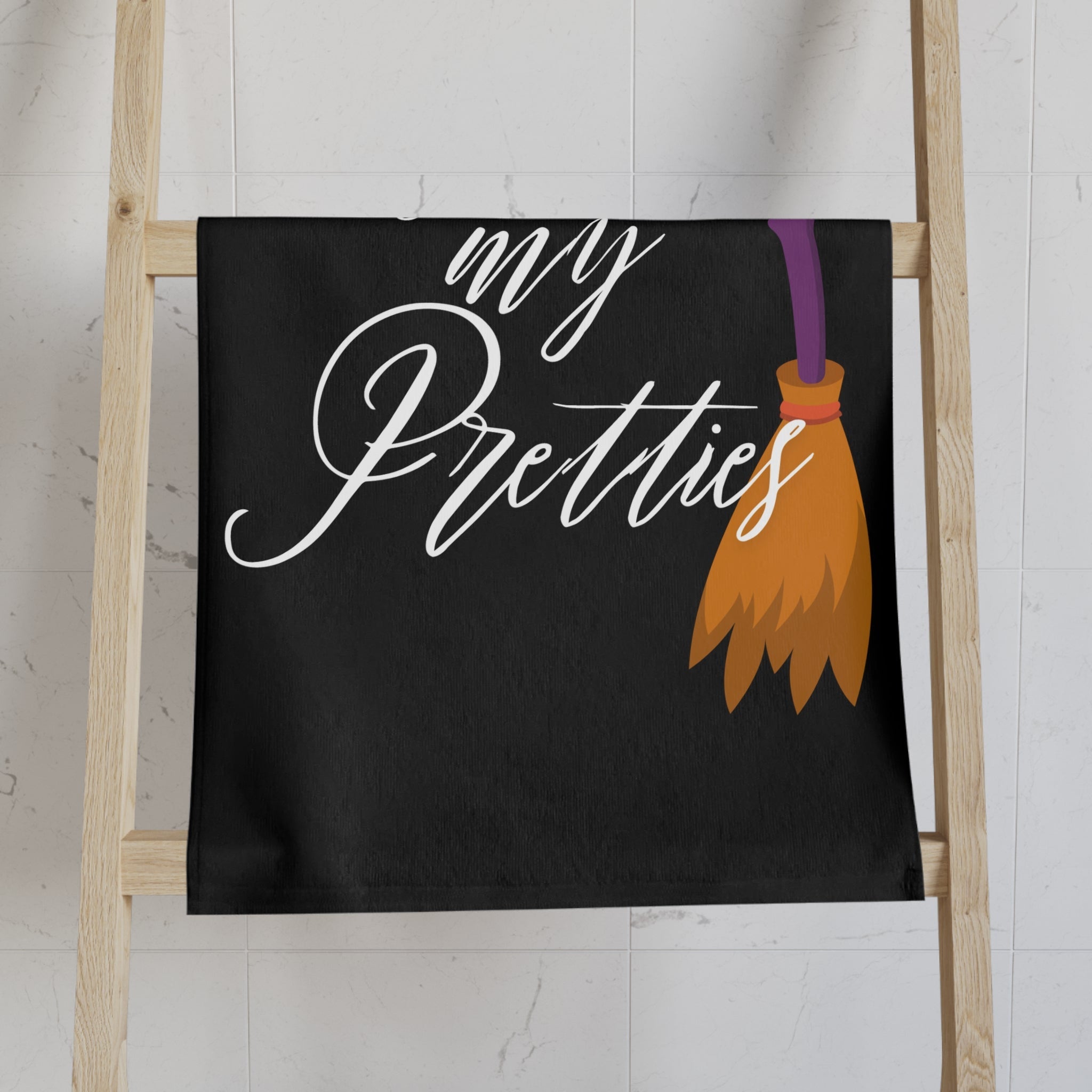 Welcome My Pretties Halloween | Mix & Match Original Fun-Flirty Lovers’ Towels