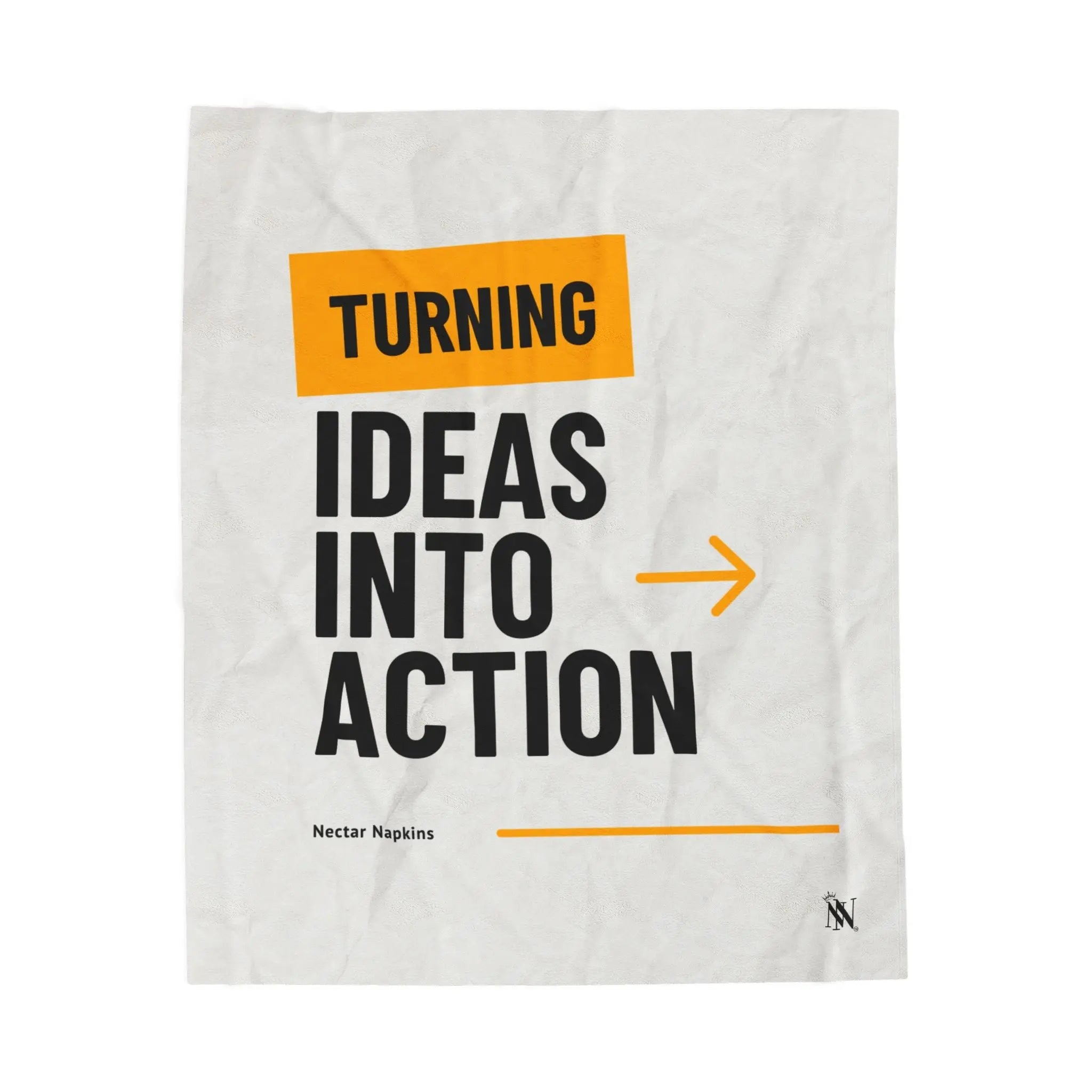Turning Ideas into Action Lovers’ Silky Soft Blanket