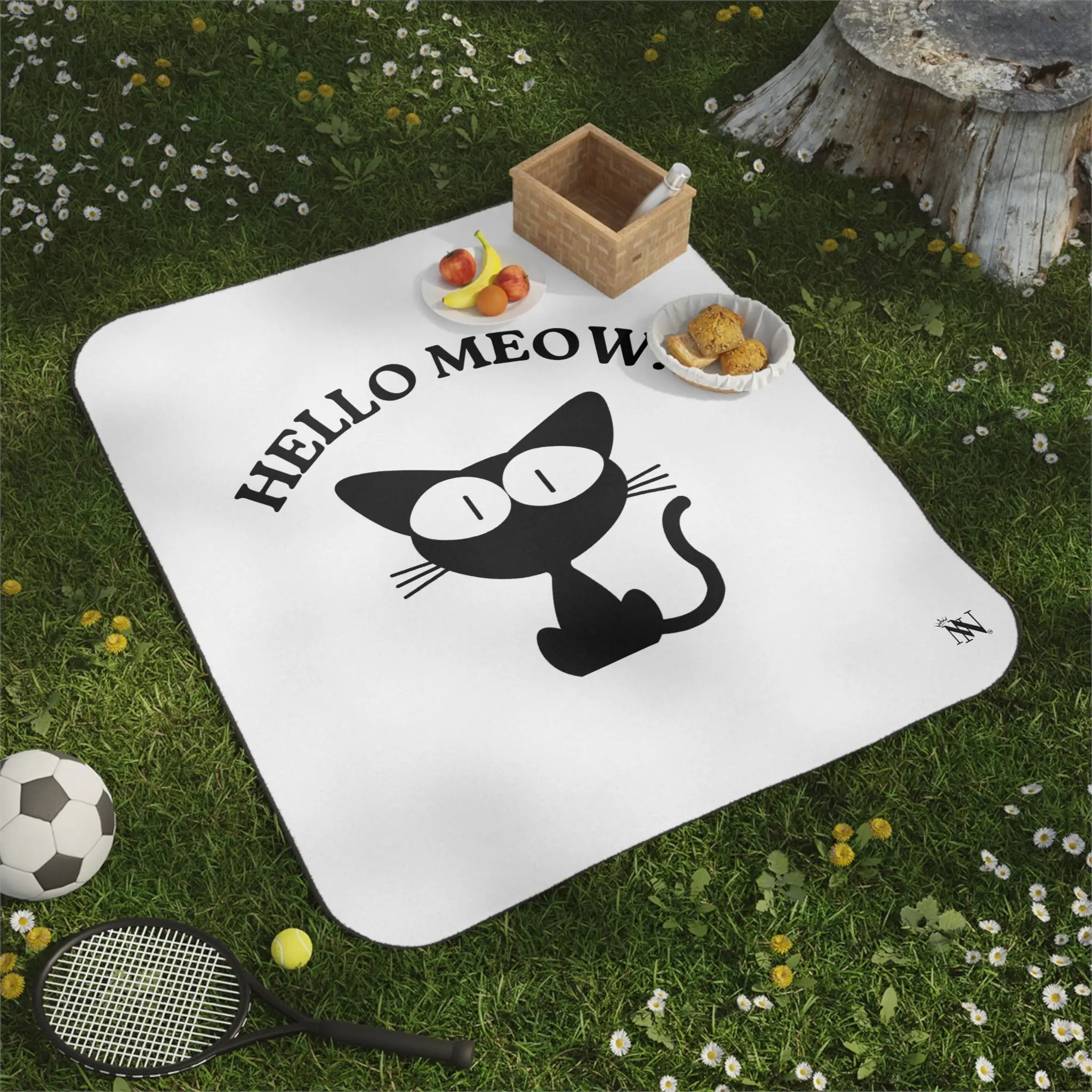 Hello Meow! | Mix Match Fun-Flirty Lovers’ Water-Resistant Blankets