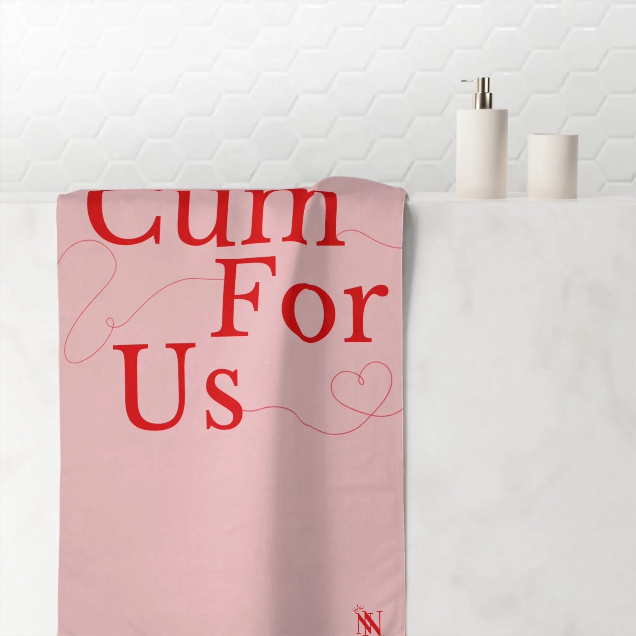 Cum For Us | Mix & Match XL Fun-Flirty Lovers’ Towels