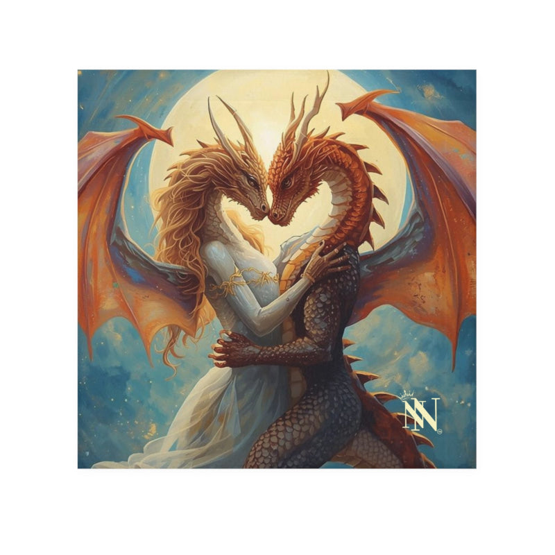 Dragon Wedding Love Graphic | Mix & Match Lils’ Fun-Flirty Lovers’ Towels