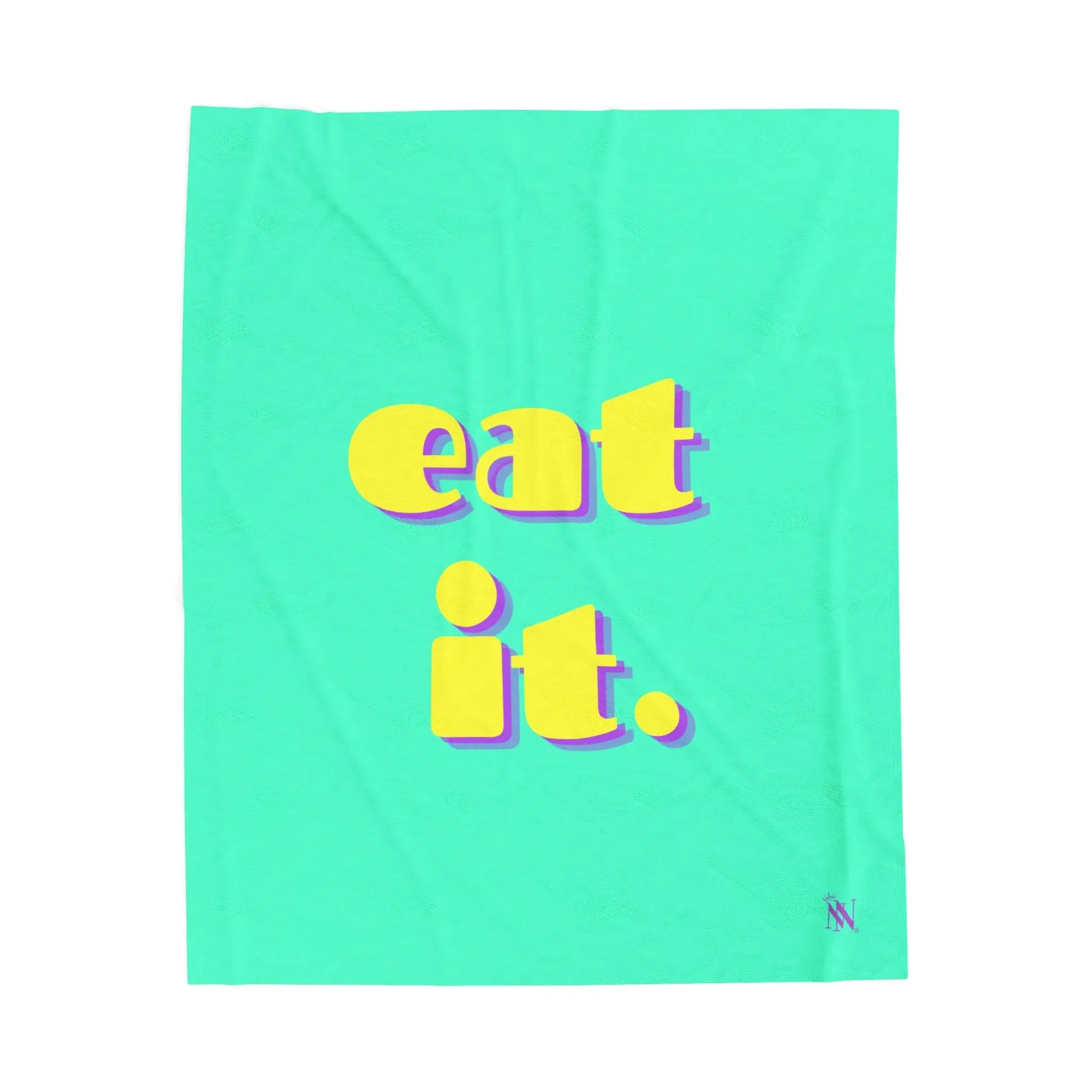 eat it. | Mix & Match Velveteen Fun-Flirty Lovers’ Blankets