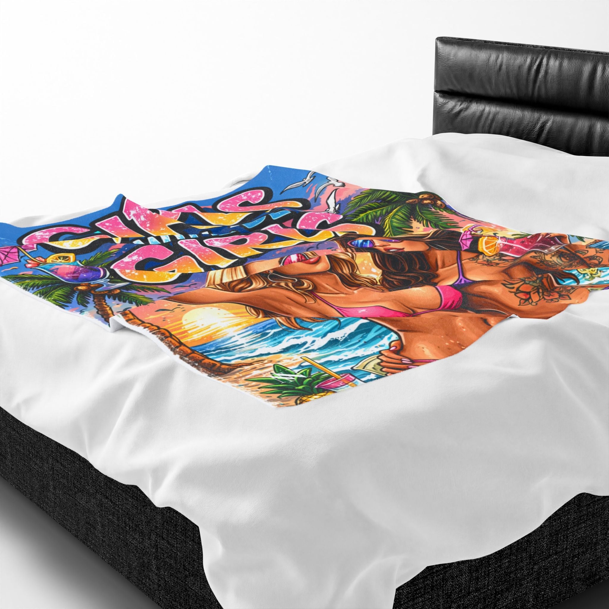 Party Girls Will Be Girls Graphic Series Couple Romantic Gifts Silky Soft Love Blanket