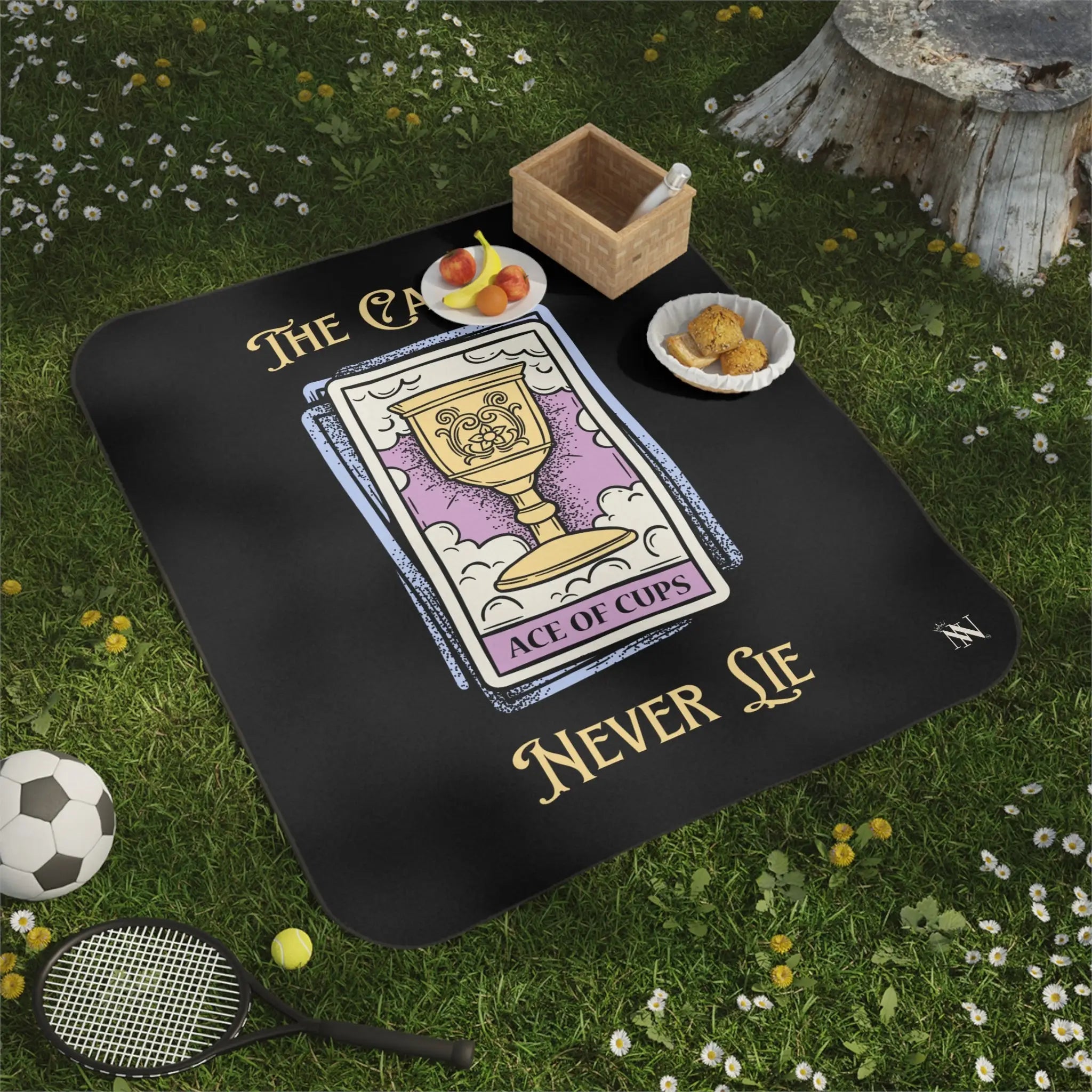 The Cards Never Lie Tarot Love Water Resistant Blanket for Sex