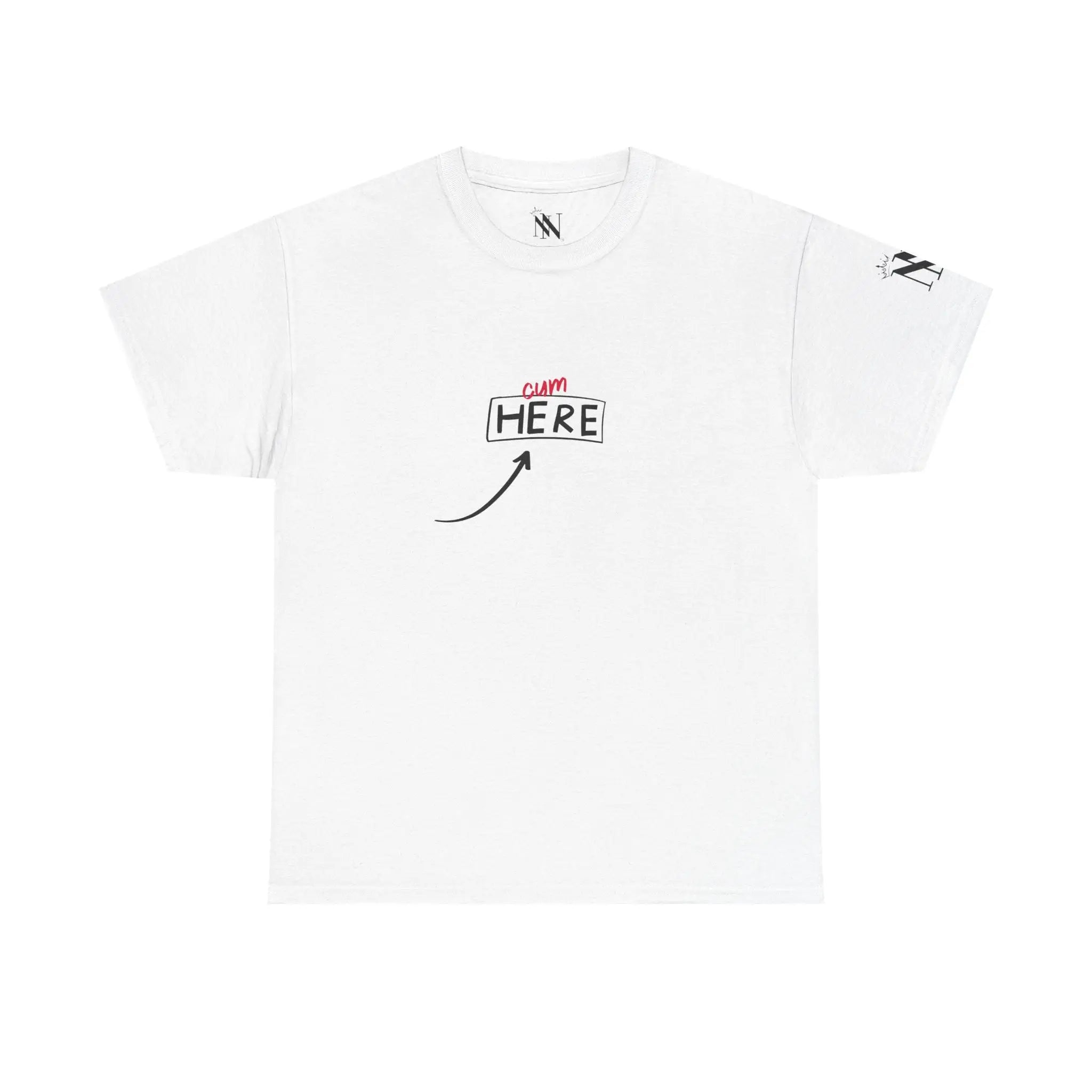 Cum Here | Mix & Match 100% Cotton Unisex Fun-Flirty Lovers’ Tees