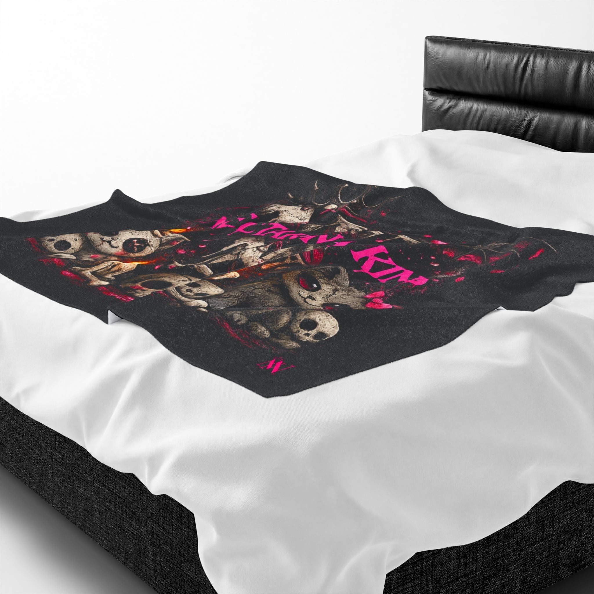 Nectar Napkins Gothic Kitty Romantic Gifts for Lovers Blanket