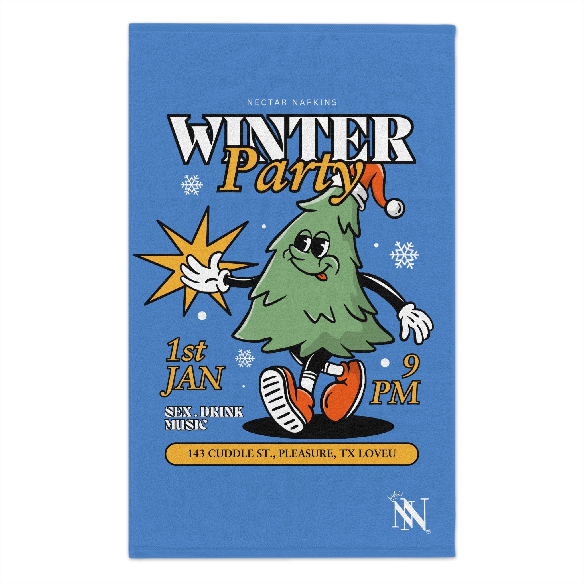 Winter Party | Mix & Match Soft Fun-Flirty Lovers’ Towels