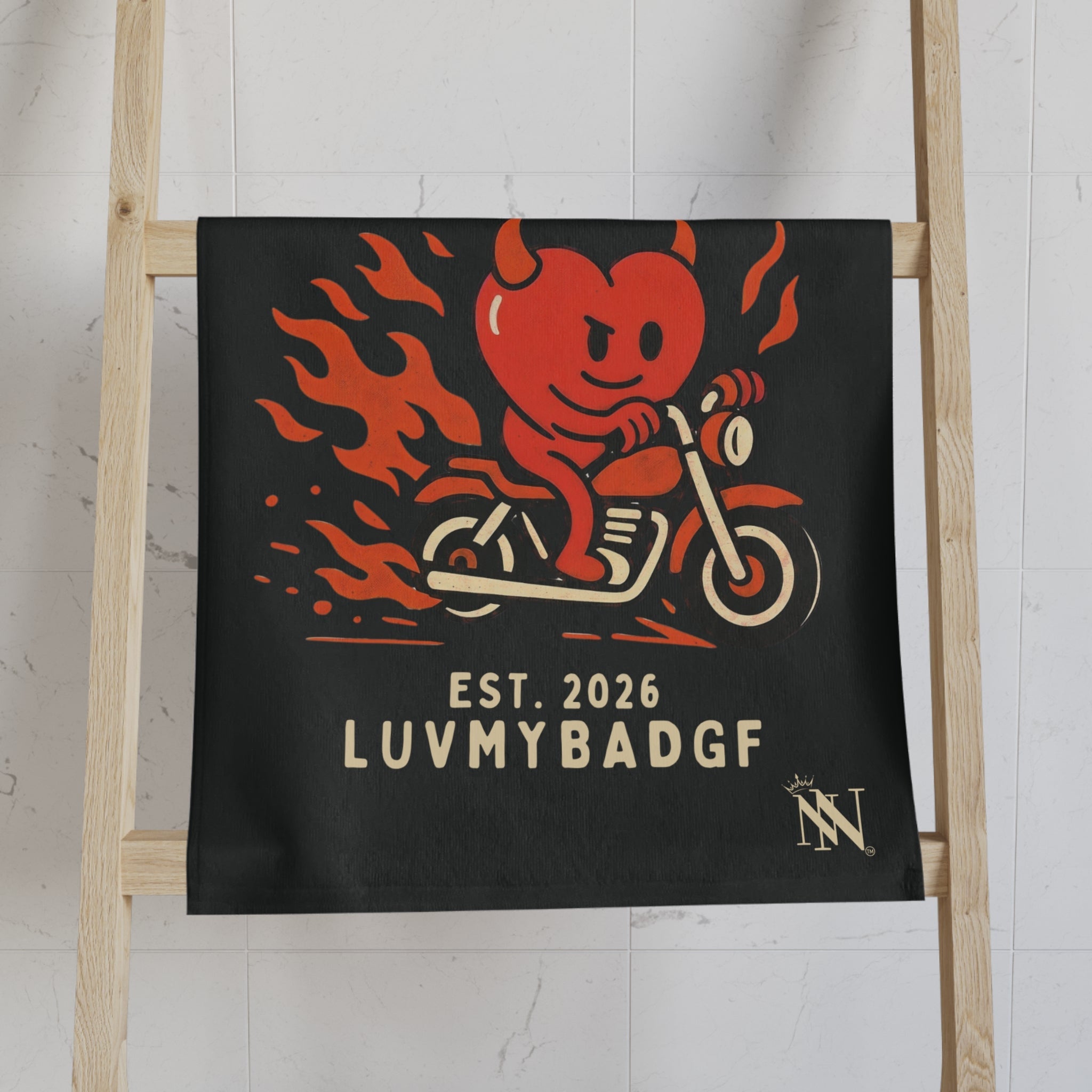 I Heart My GF | Mix & Match Classic Fun-Flirty Lovers’ Towels