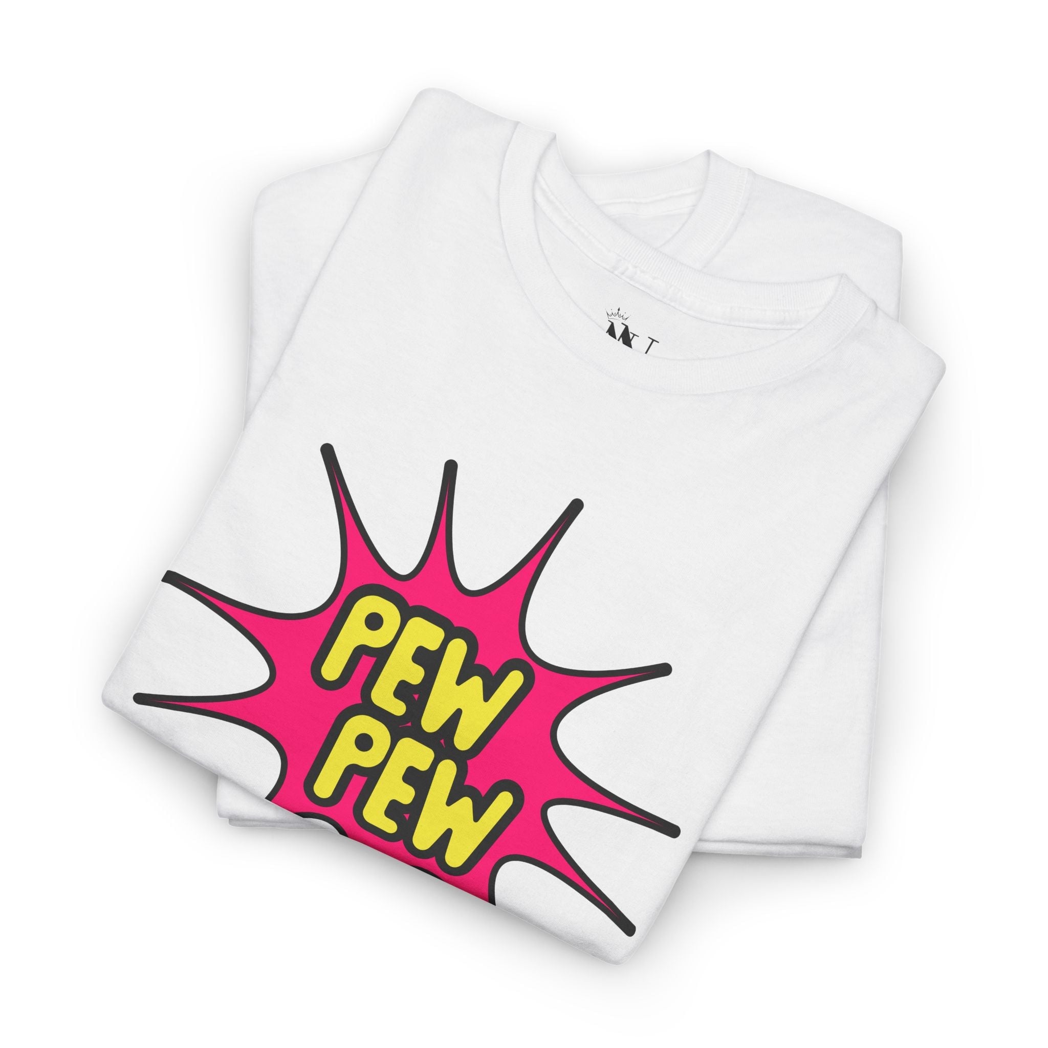 Pew Pew | Mix & Match 100% Cotton Unisex Fun-Flirty Lovers’ Tees