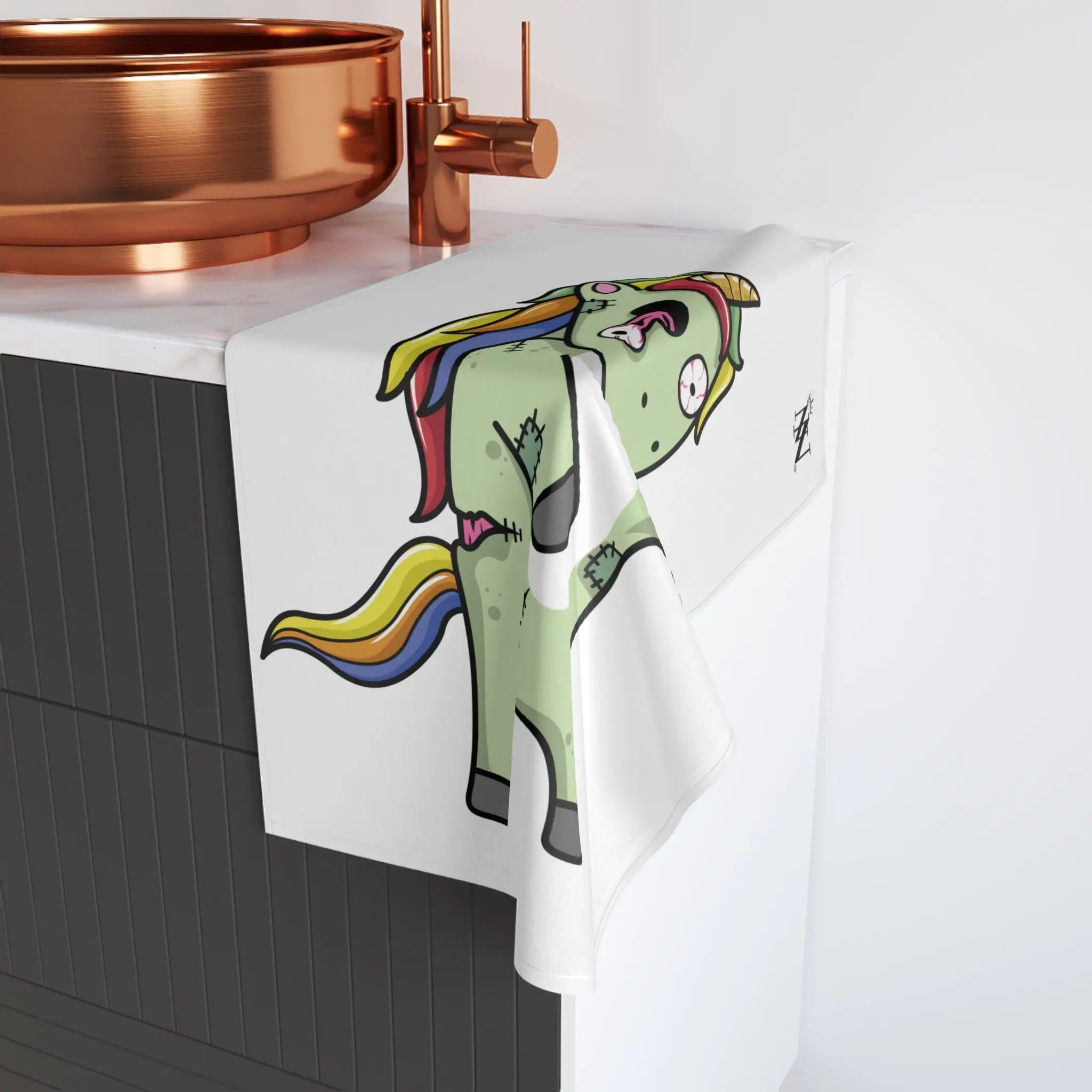 Zombie Unicorn | Mix & Match Original Fun-Flirty Lovers’ Towels