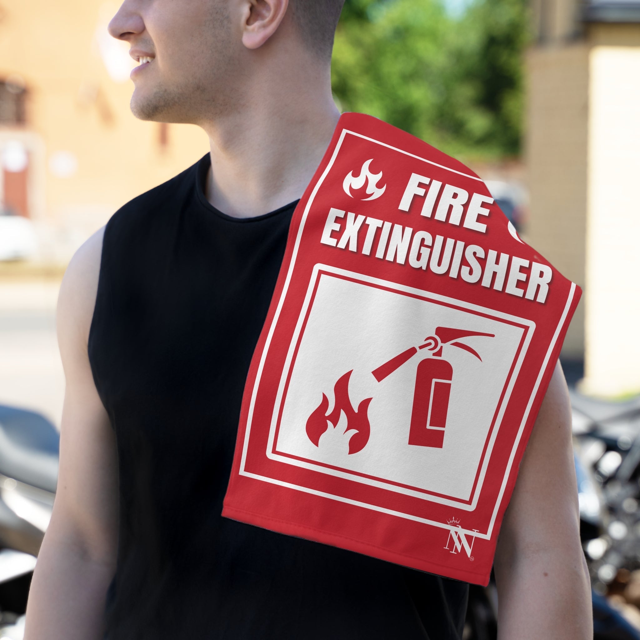 Fire Extinguisher | Mix & Match Soft Fun-Flirty Lovers’ Towels
