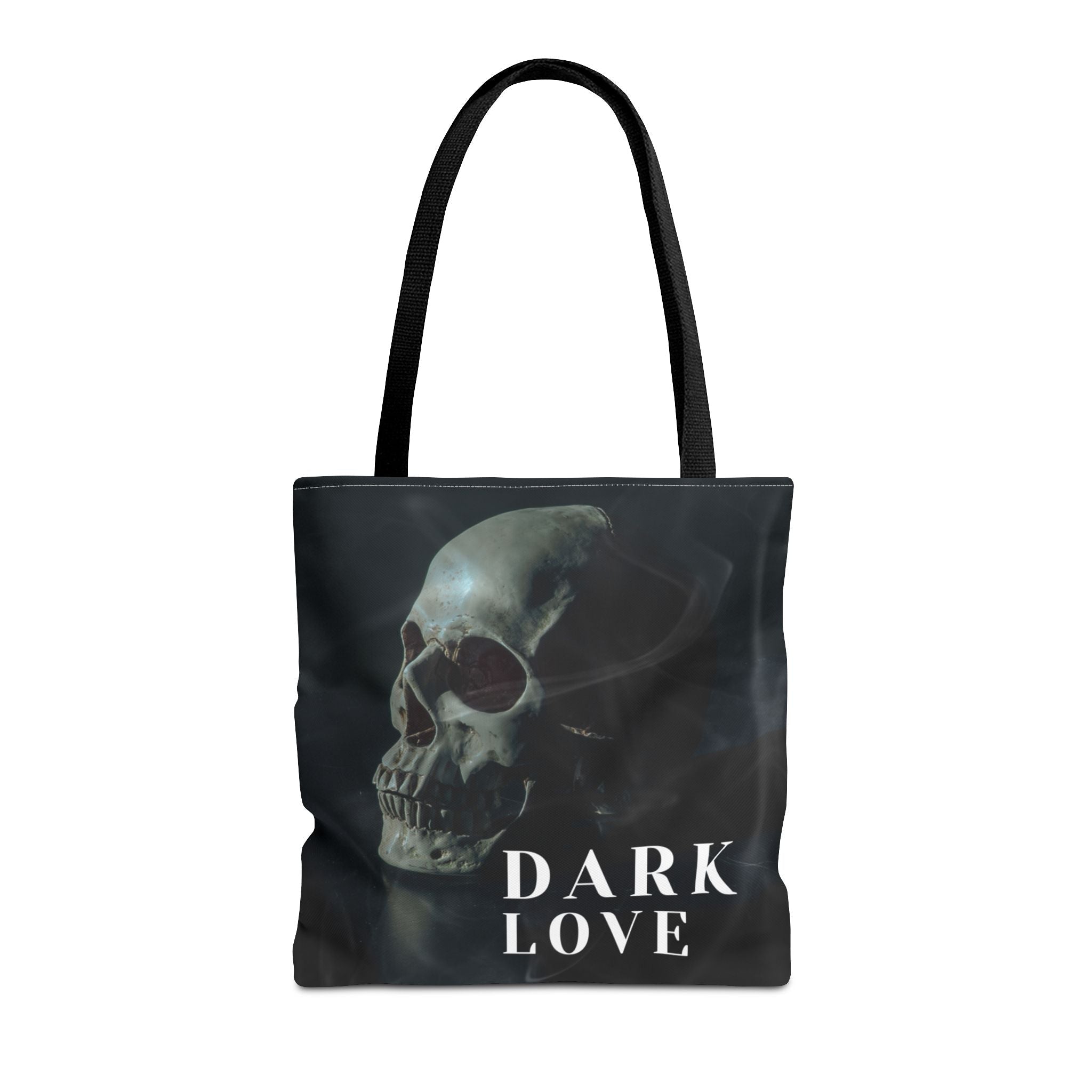 Dark Love Skull Photograph Tote Bag