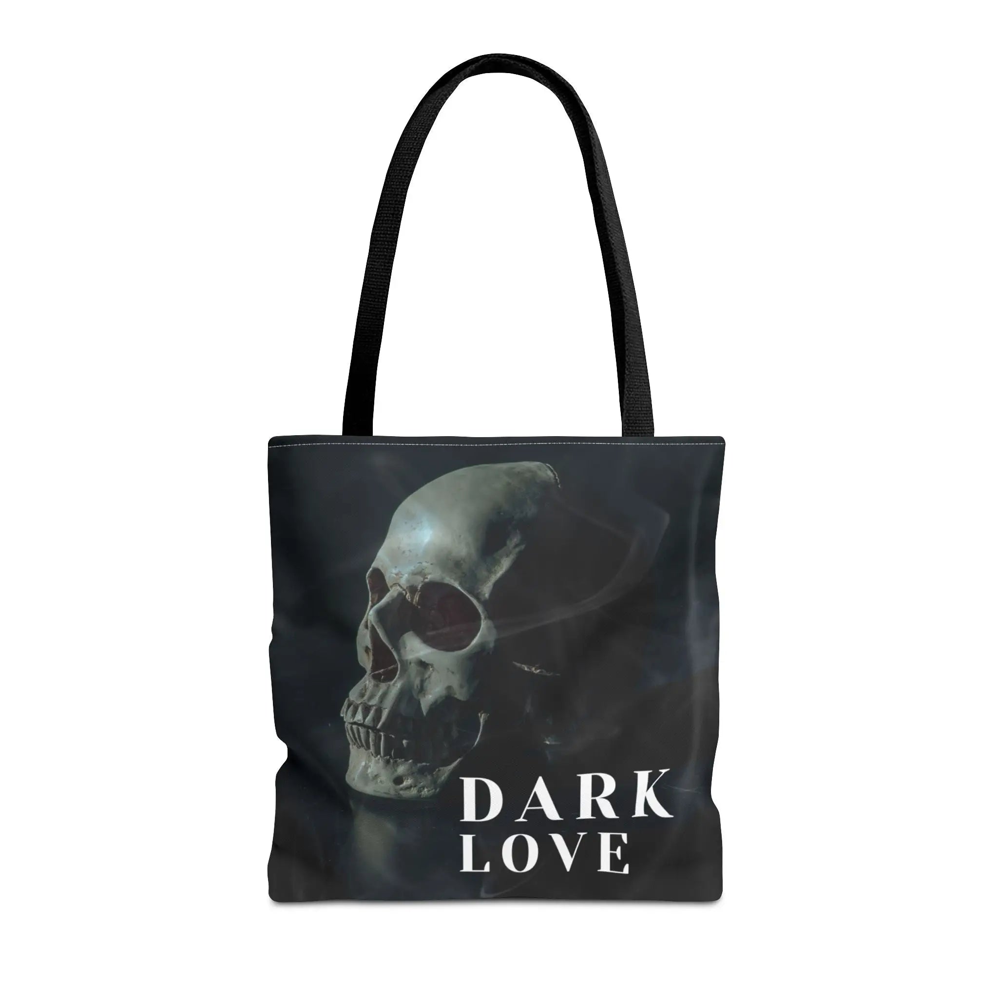Dark Love Skull Photograph Tote Bag