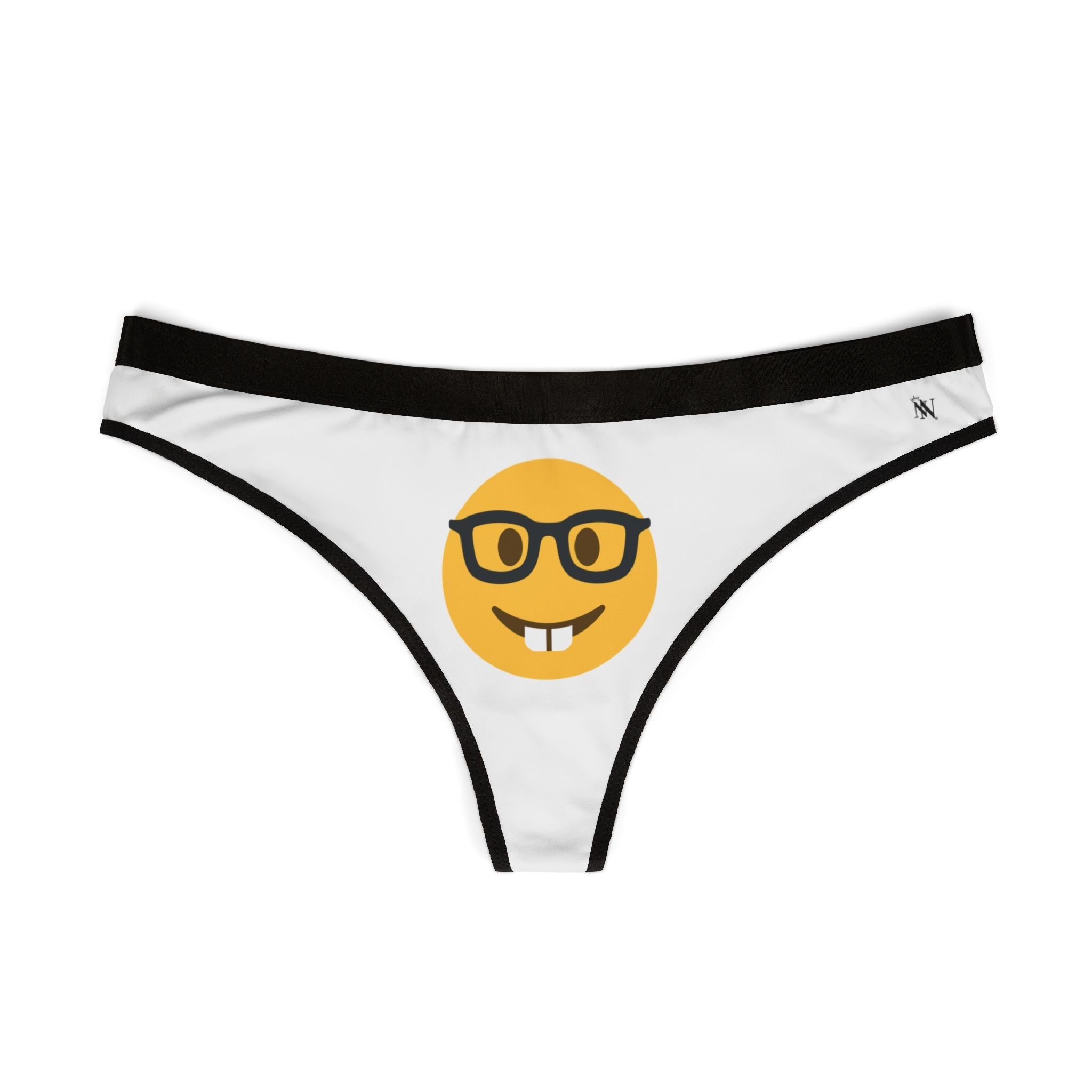 Sexy Nerd Emoji | Mix & Match Women’s Fun-Flirty Lovers’ Thongs