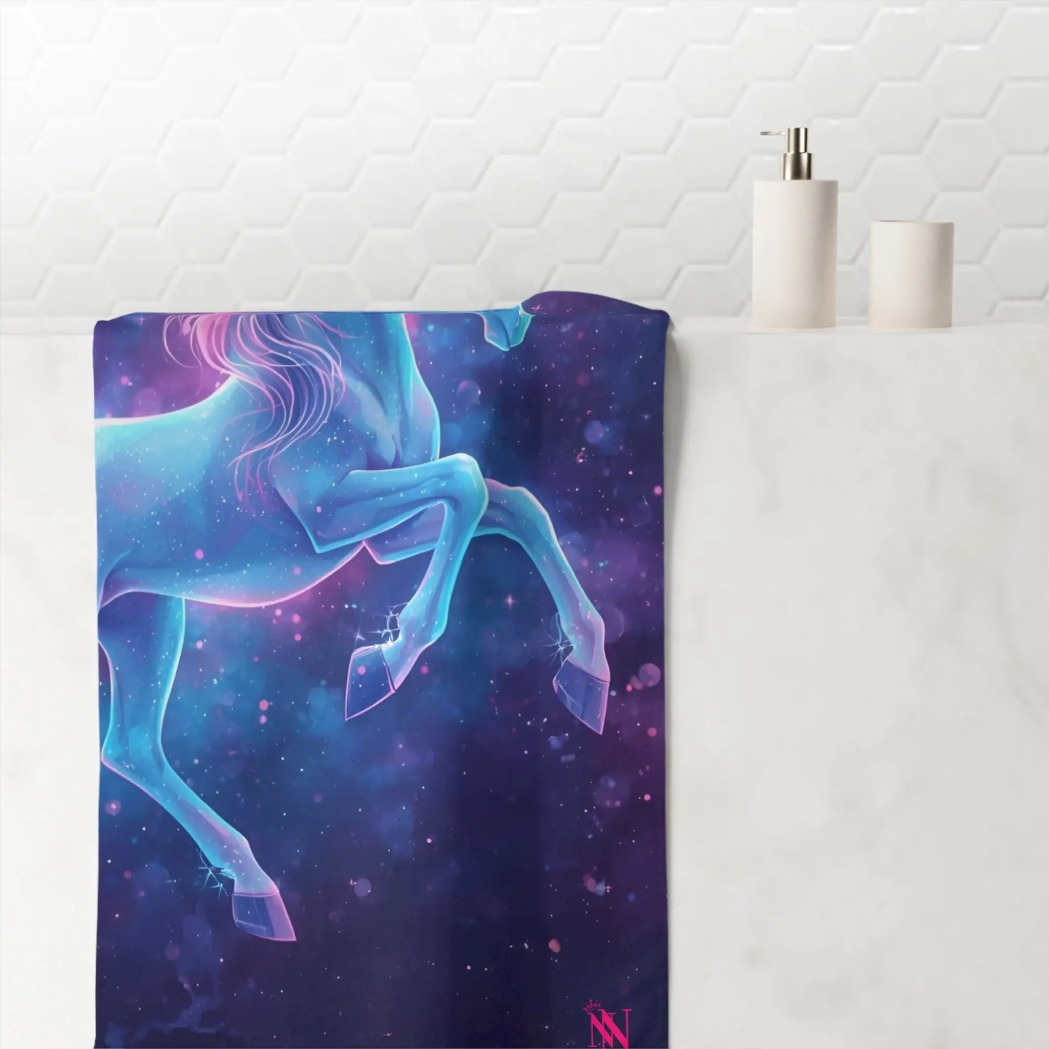 Unicorn Glow Print | Mix & Match XL Fun-Flirty Lovers’ Towels