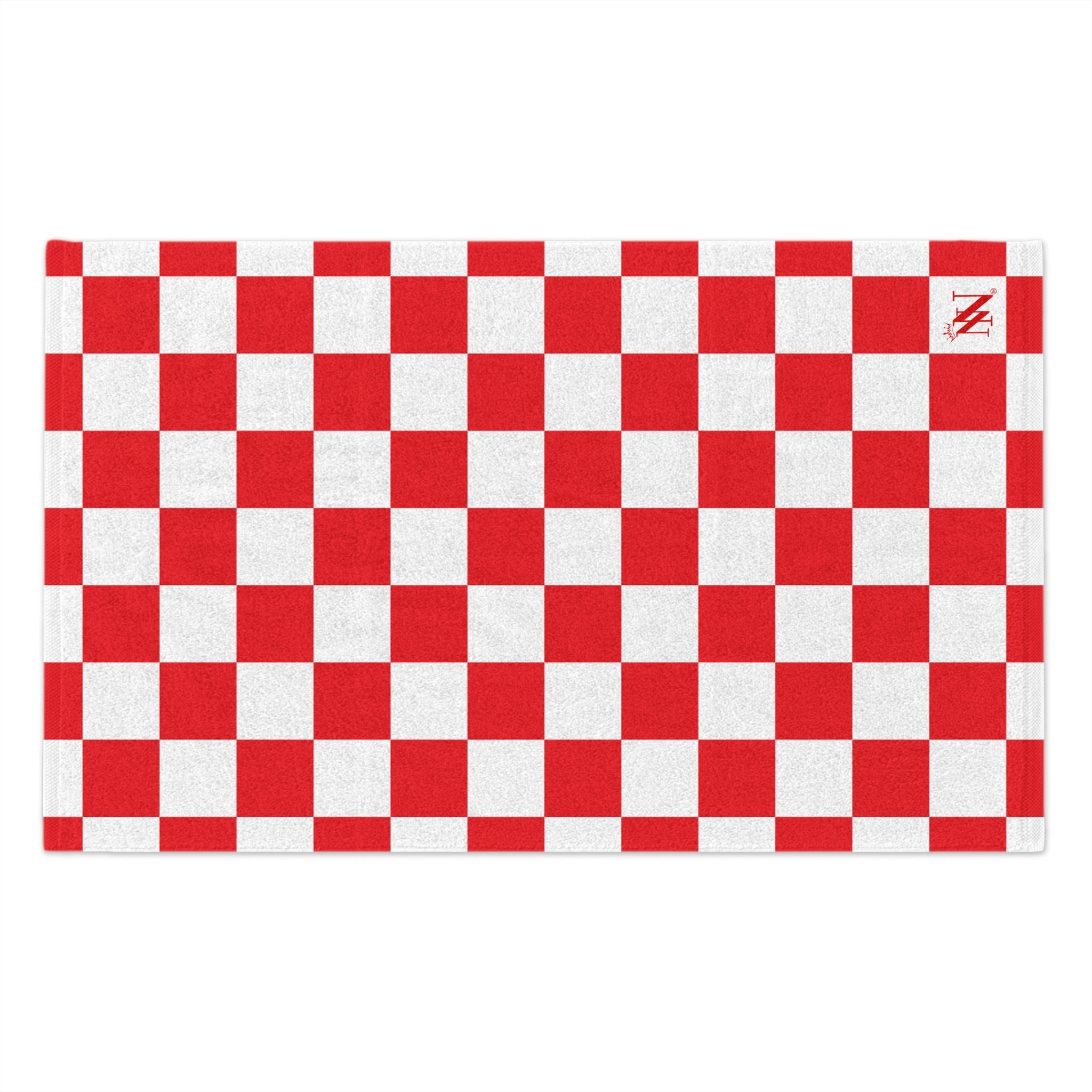 Red Checkered Past | Mix & Match Soft Fun-Flirty Lovers’ Towels