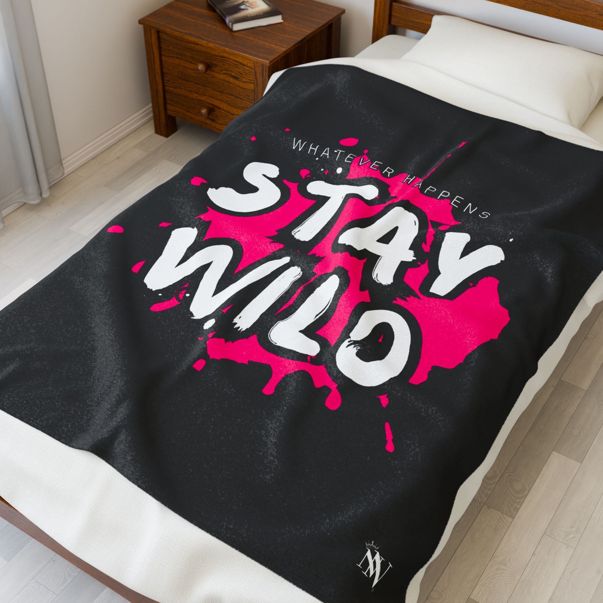 Whatever Happens Stay Wild | Mix & Match Soft Fun-Flirty Lovers’ Blankets